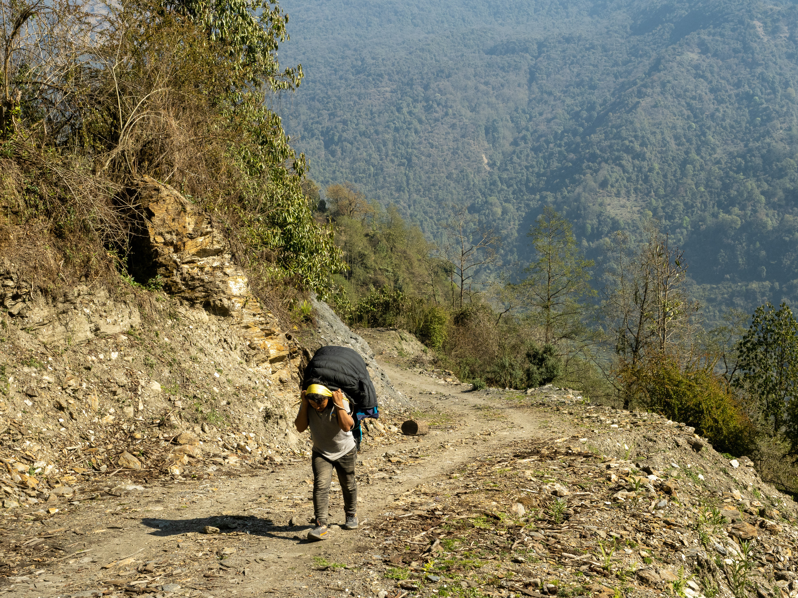 Непал, трек в районе Аннапурны, 2023. Творческие сьемки