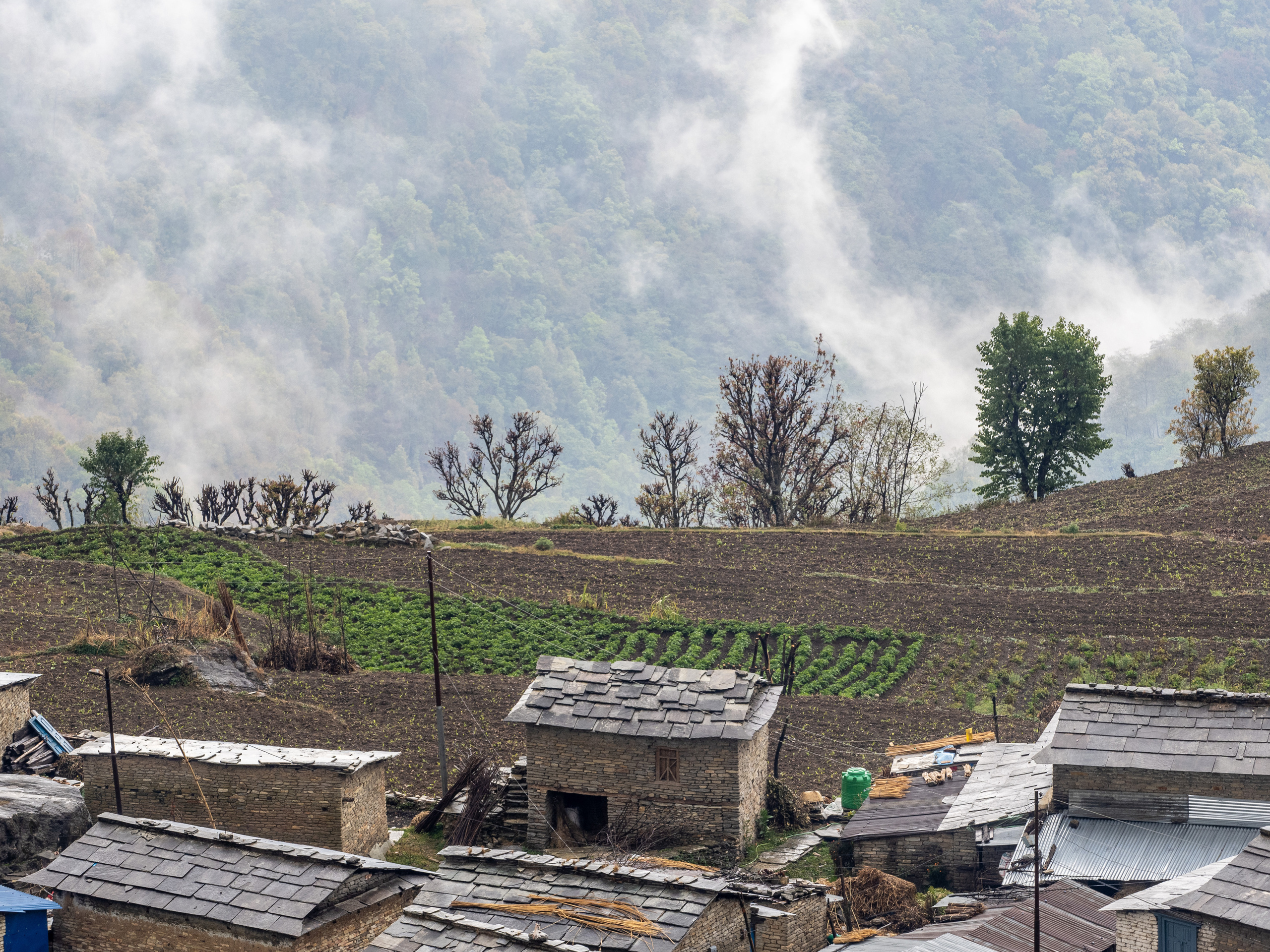 Непал, трек в районе Аннапурны, 2023. Творческие сьемки