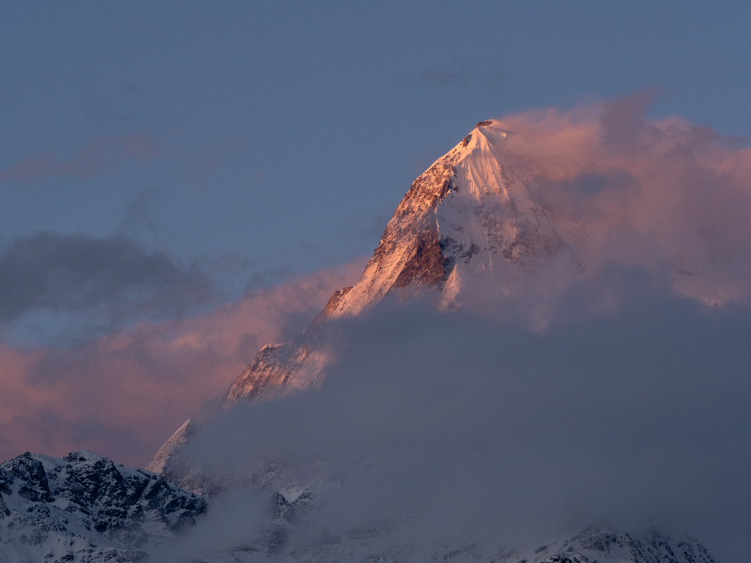 Непал, трек в районе Аннапурны, 2023. Творческие сьемки