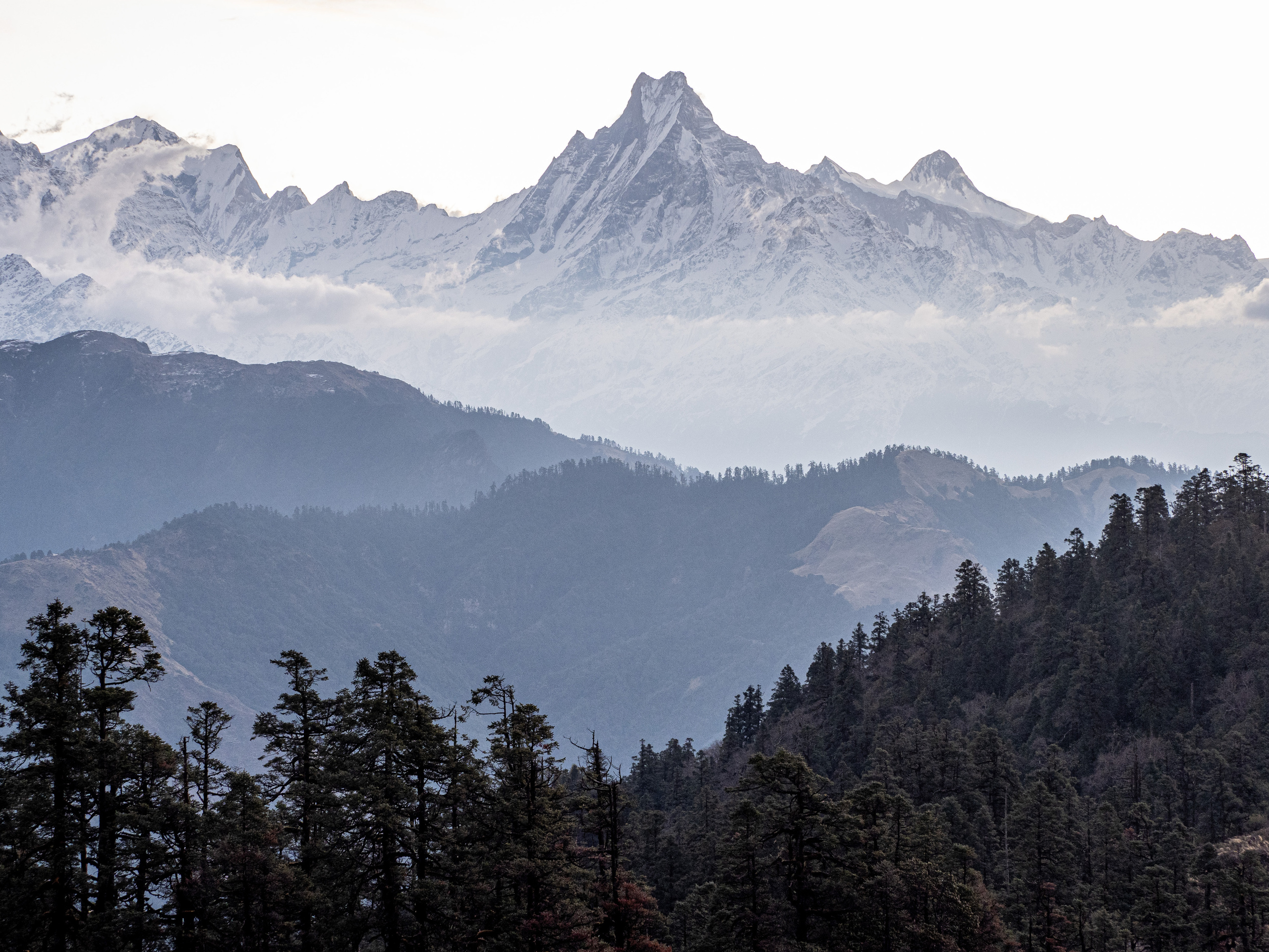 Непал, трек в районе Аннапурны, 2023. Творческие сьемки