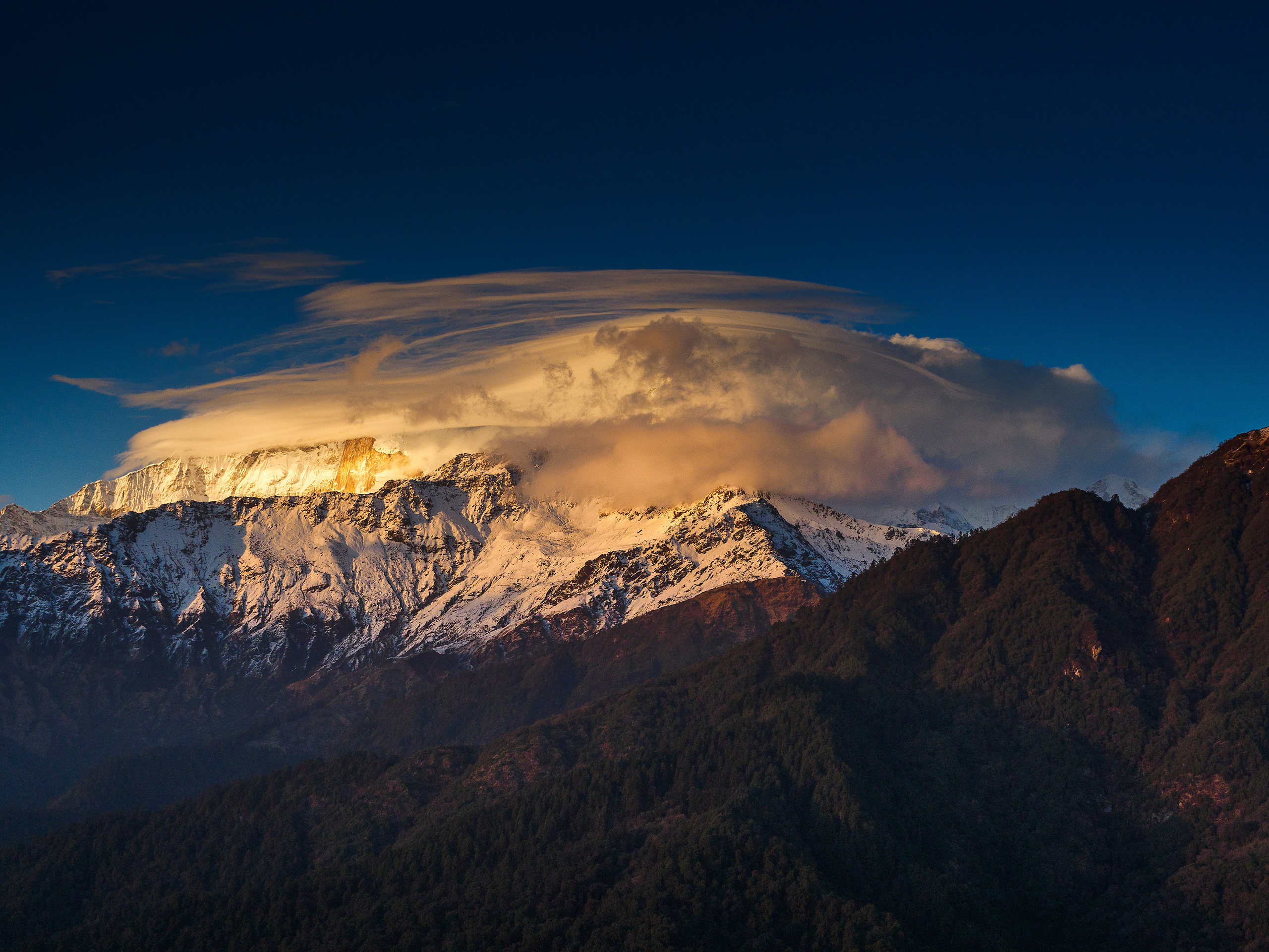 Непал, трек в районе Аннапурны, 2023. Творческие сьемки