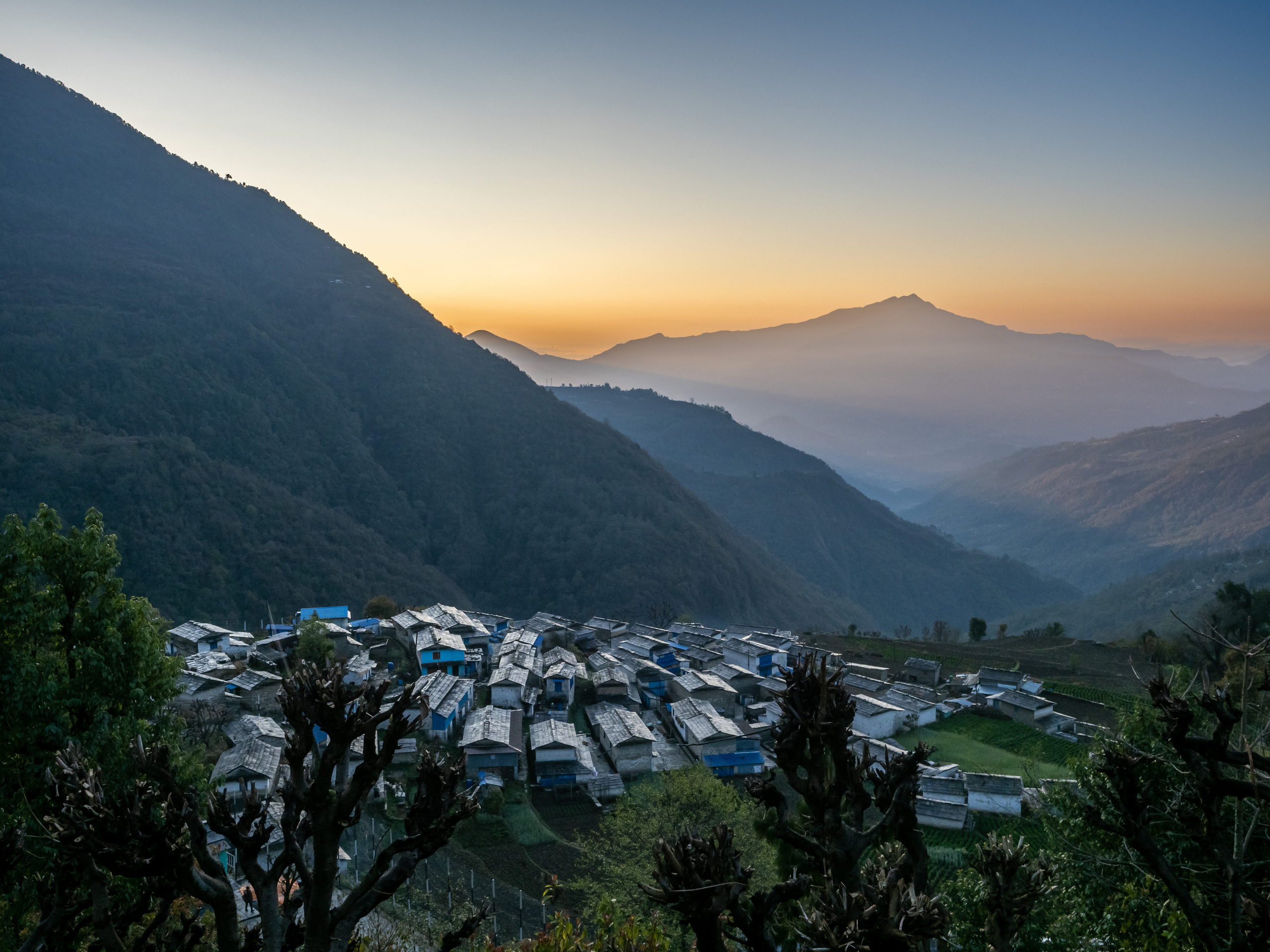 Непал, трек в районе Аннапурны, 2023. Творческие сьемки