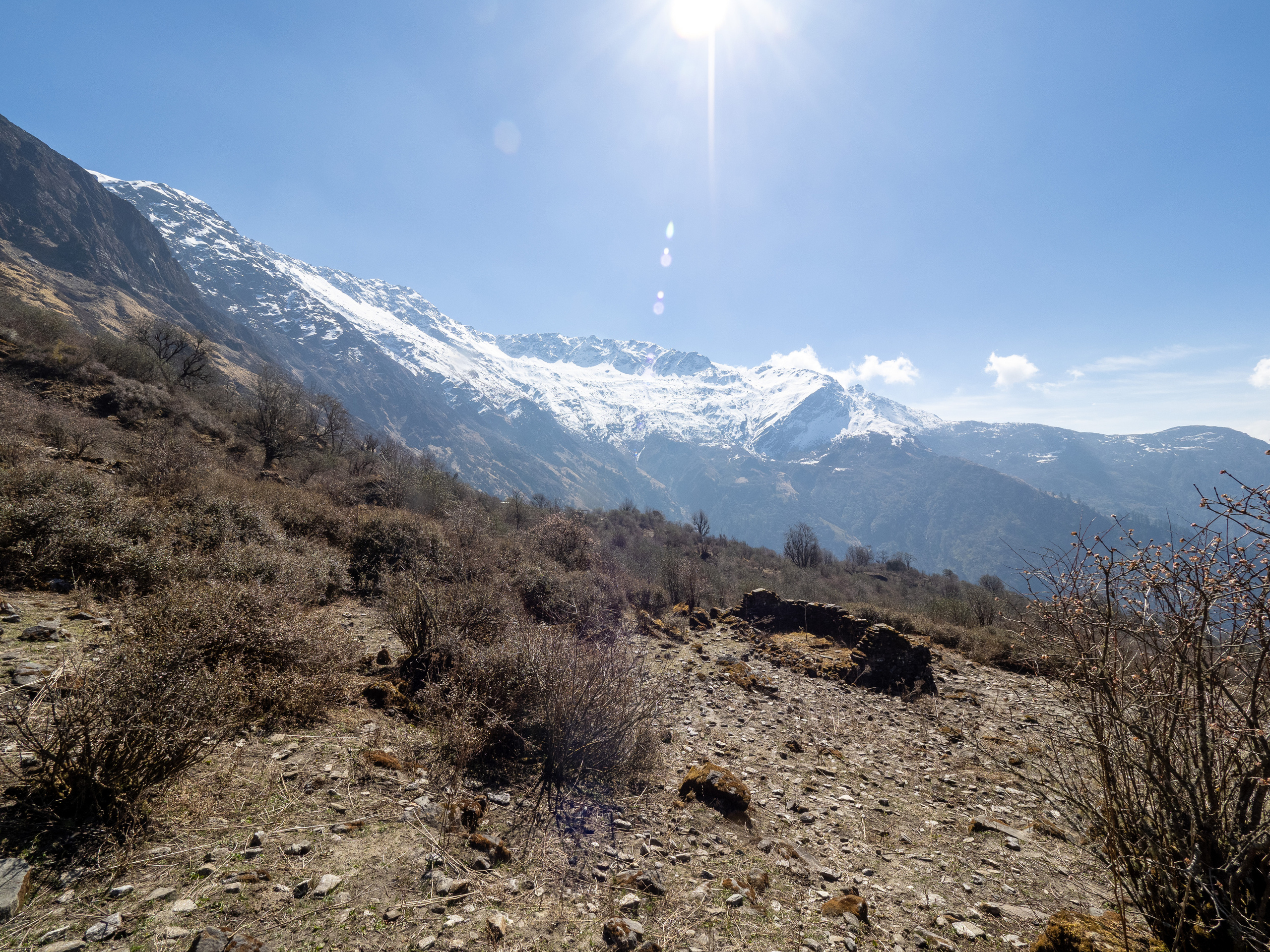 Непал, трек в районе Аннапурны, 2023. Творческие сьемки