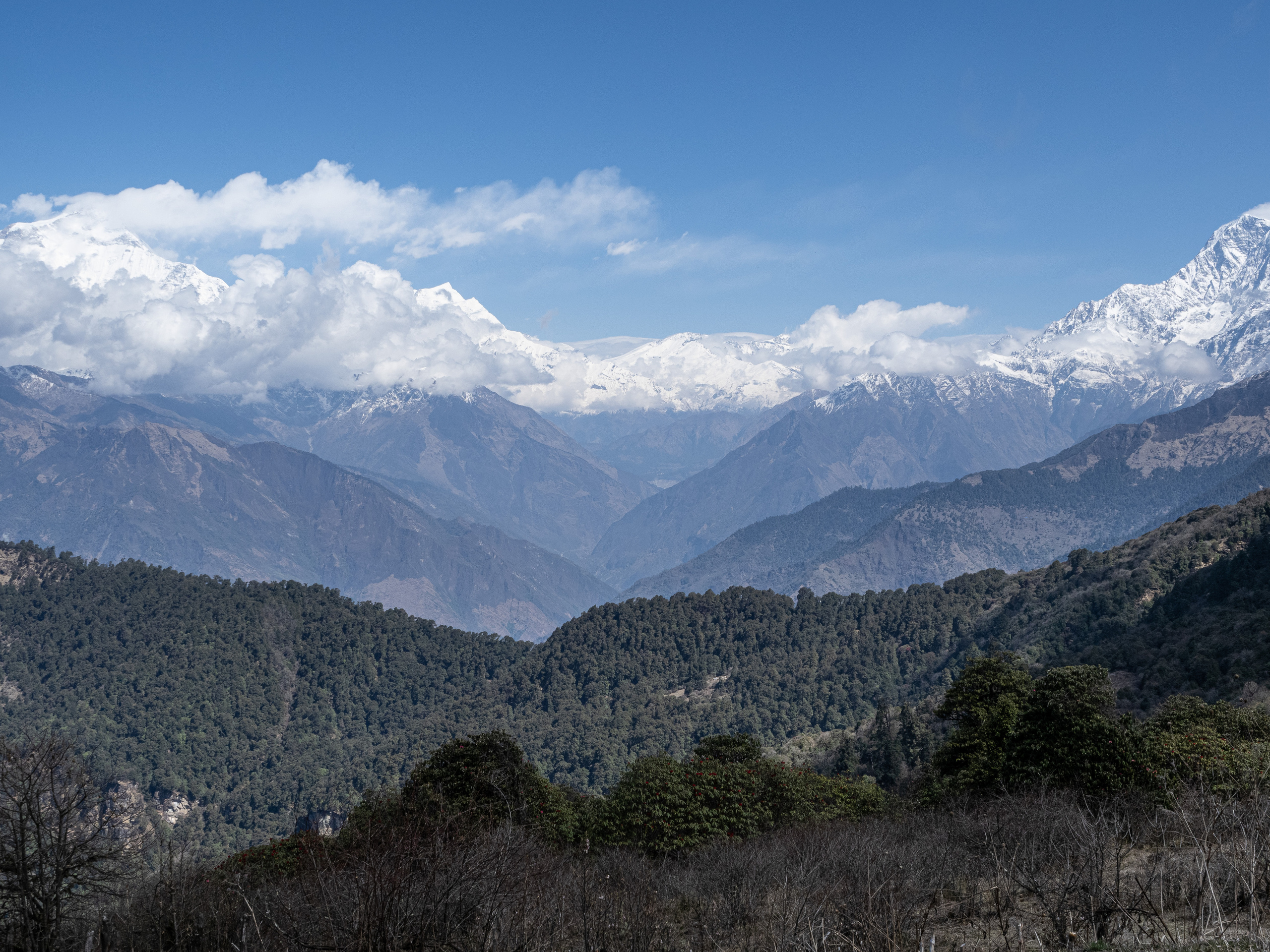 Непал, трек в районе Аннапурны, 2023. Творческие сьемки