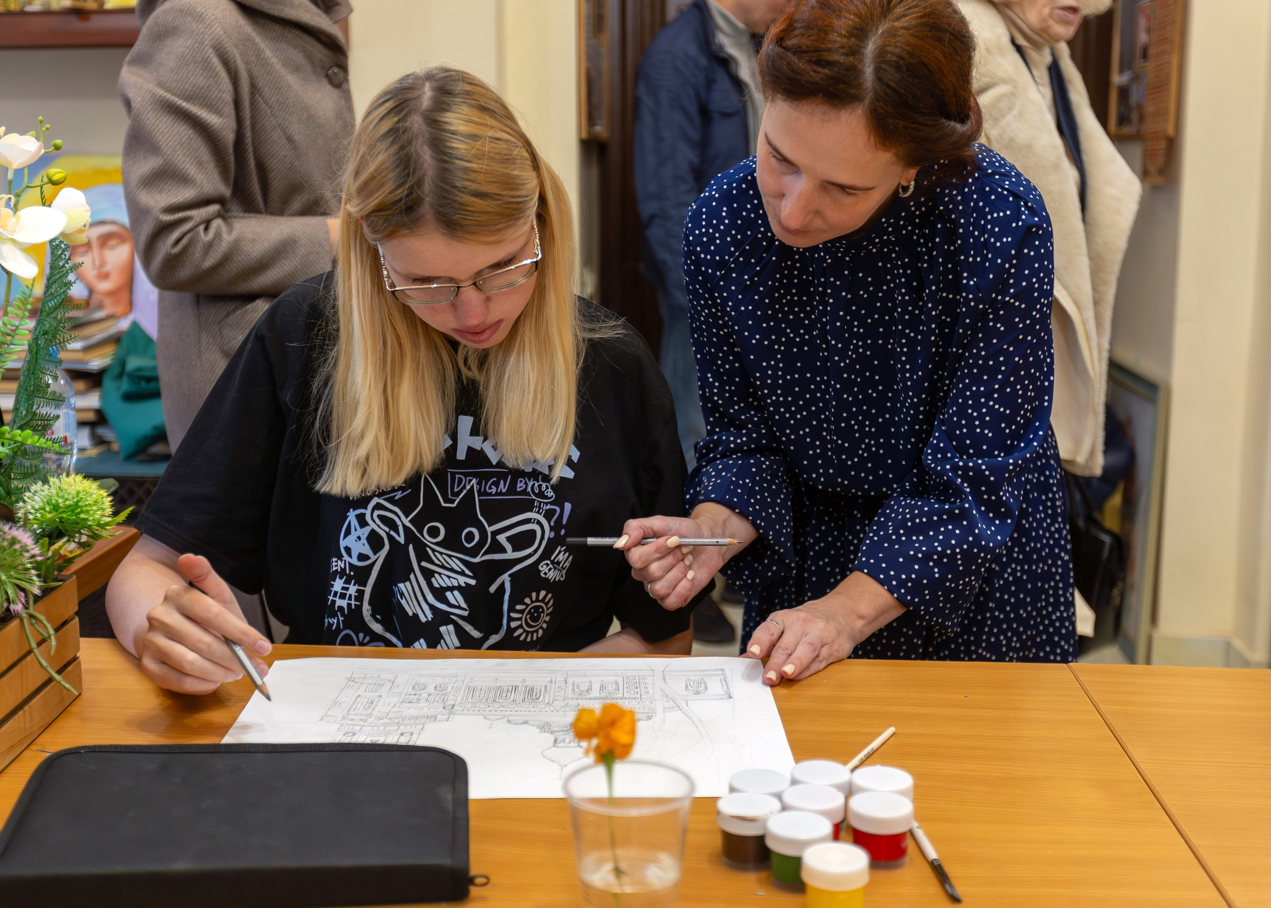 Рисование в Воскресной школе при Храме Живоначальной Троицы. Выпускные альбомы и школьный фотограф в Подольске, Троицке, Щербинке, Москве и Московской области