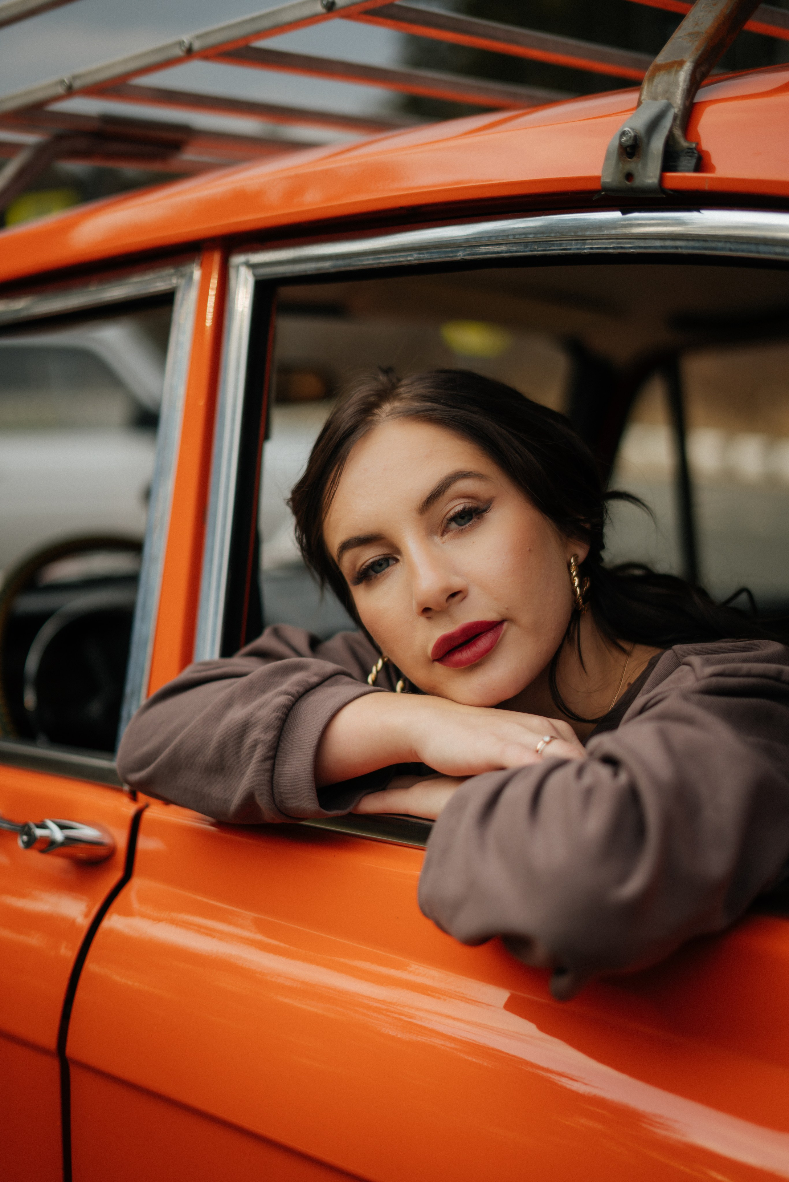 Девушка в ретро каре. Фотограф сахалин