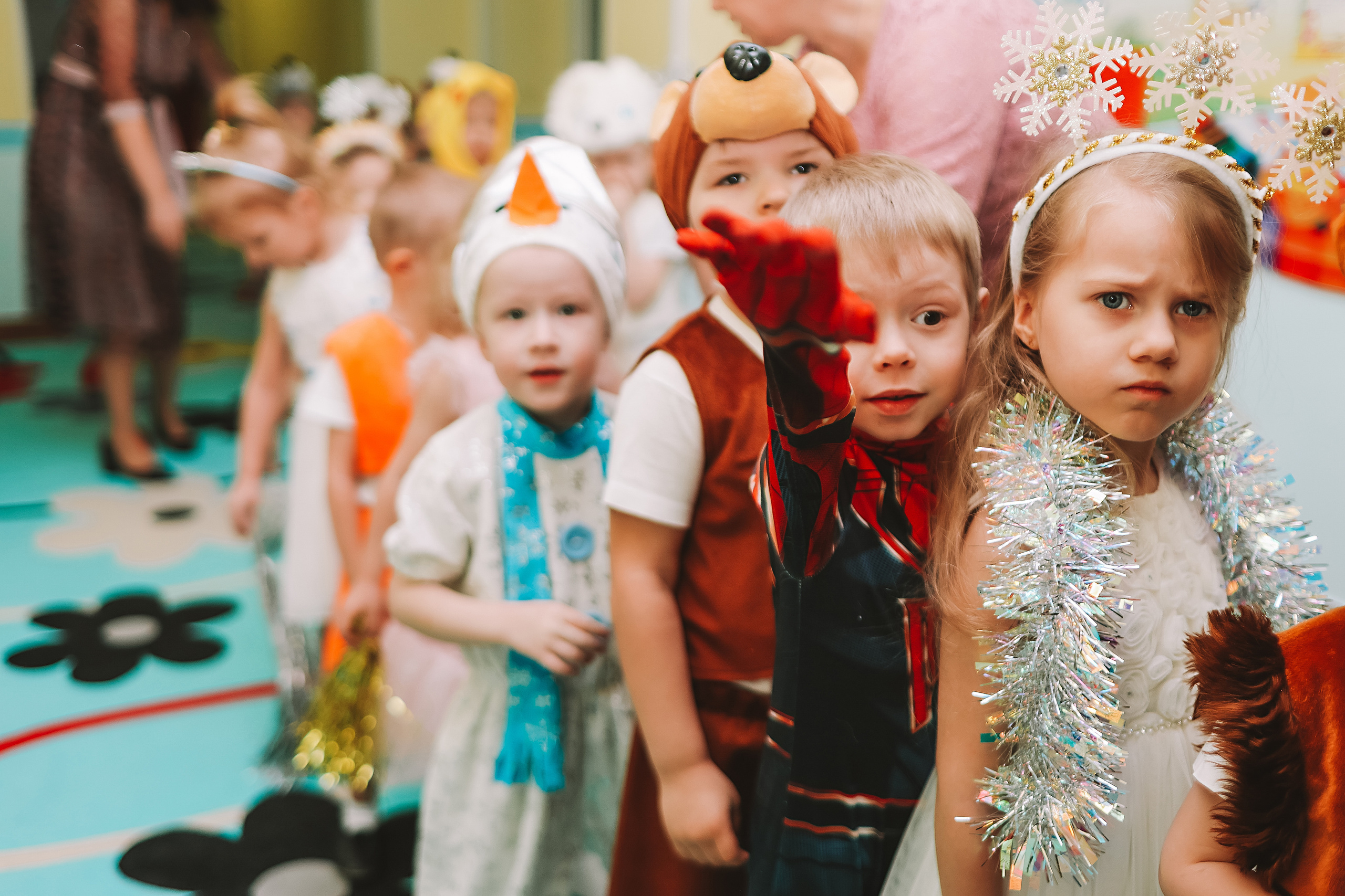 Репортаж новогоднего утренника. Семейный фотограф Тюмень, фотограф на роды Салмина Мария