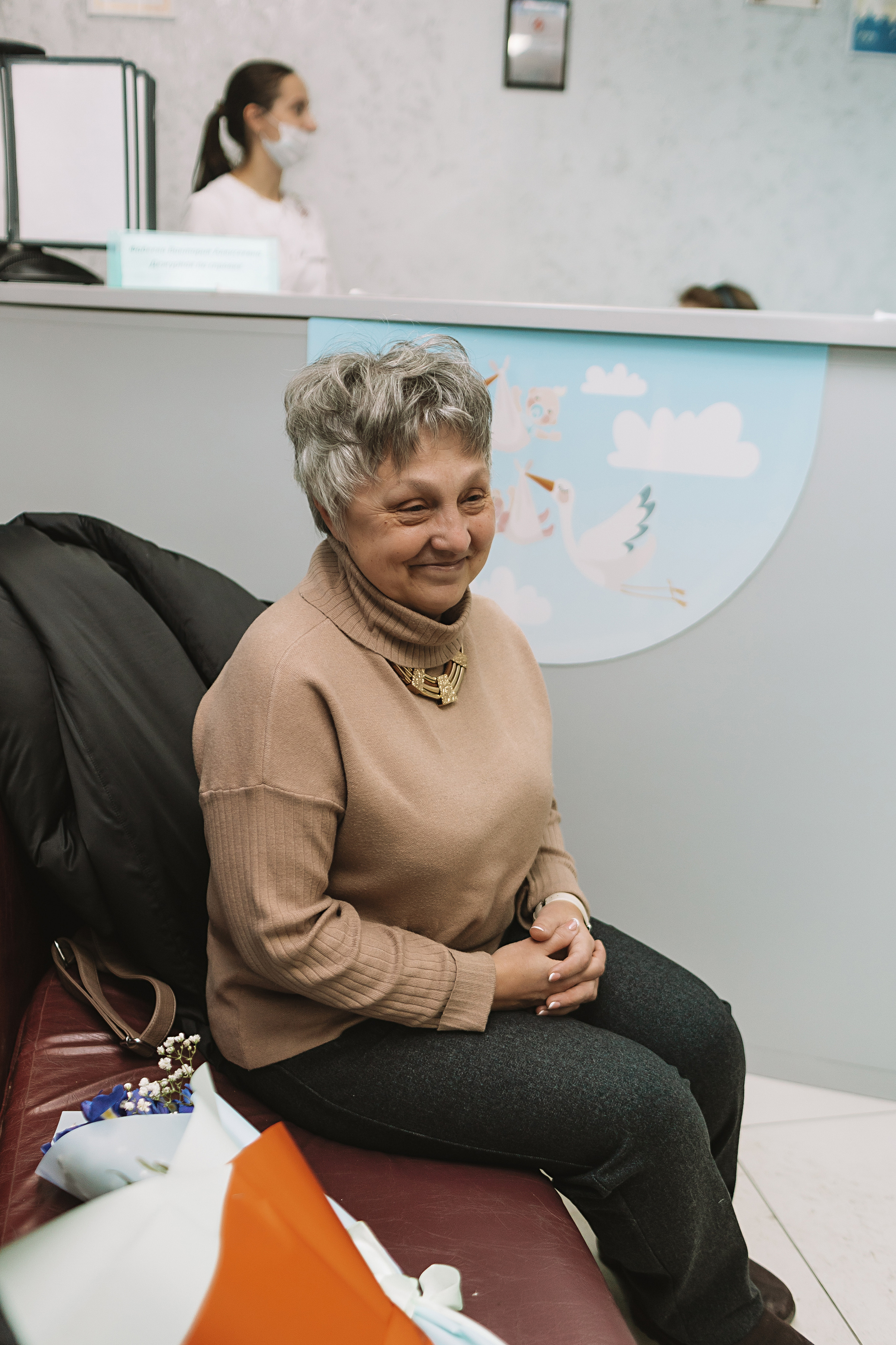 Выписка только зона ожидания. Семейный фотограф Тюмень, фотограф на роды Салмина Мария