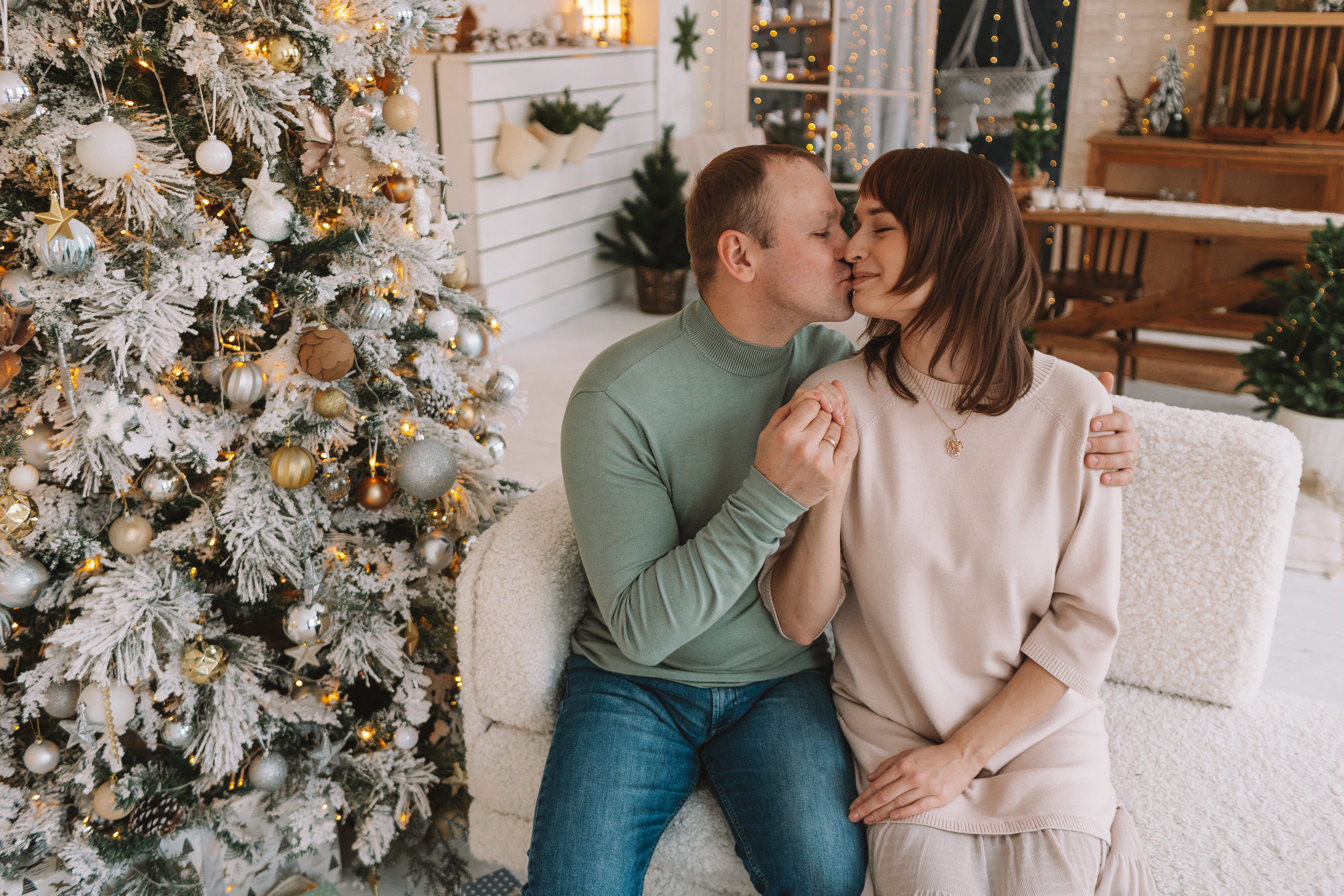 Студия Рояль (новогодняя). Семейный фотограф Тюмень, фотограф на роды Салмина Мария