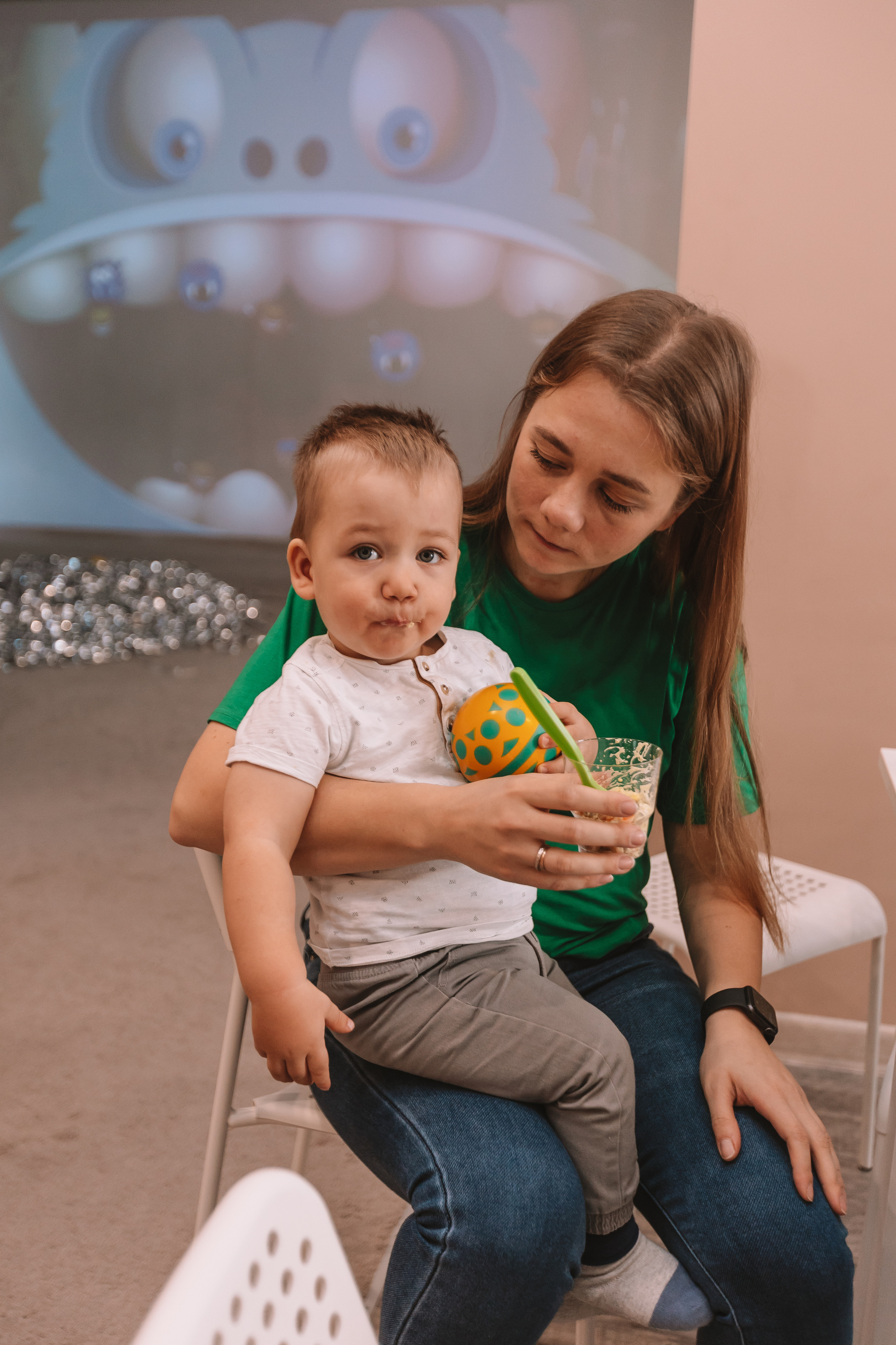 Первый годик в игровой. Семейный фотограф Тюмень, фотограф на роды Салмина Мария