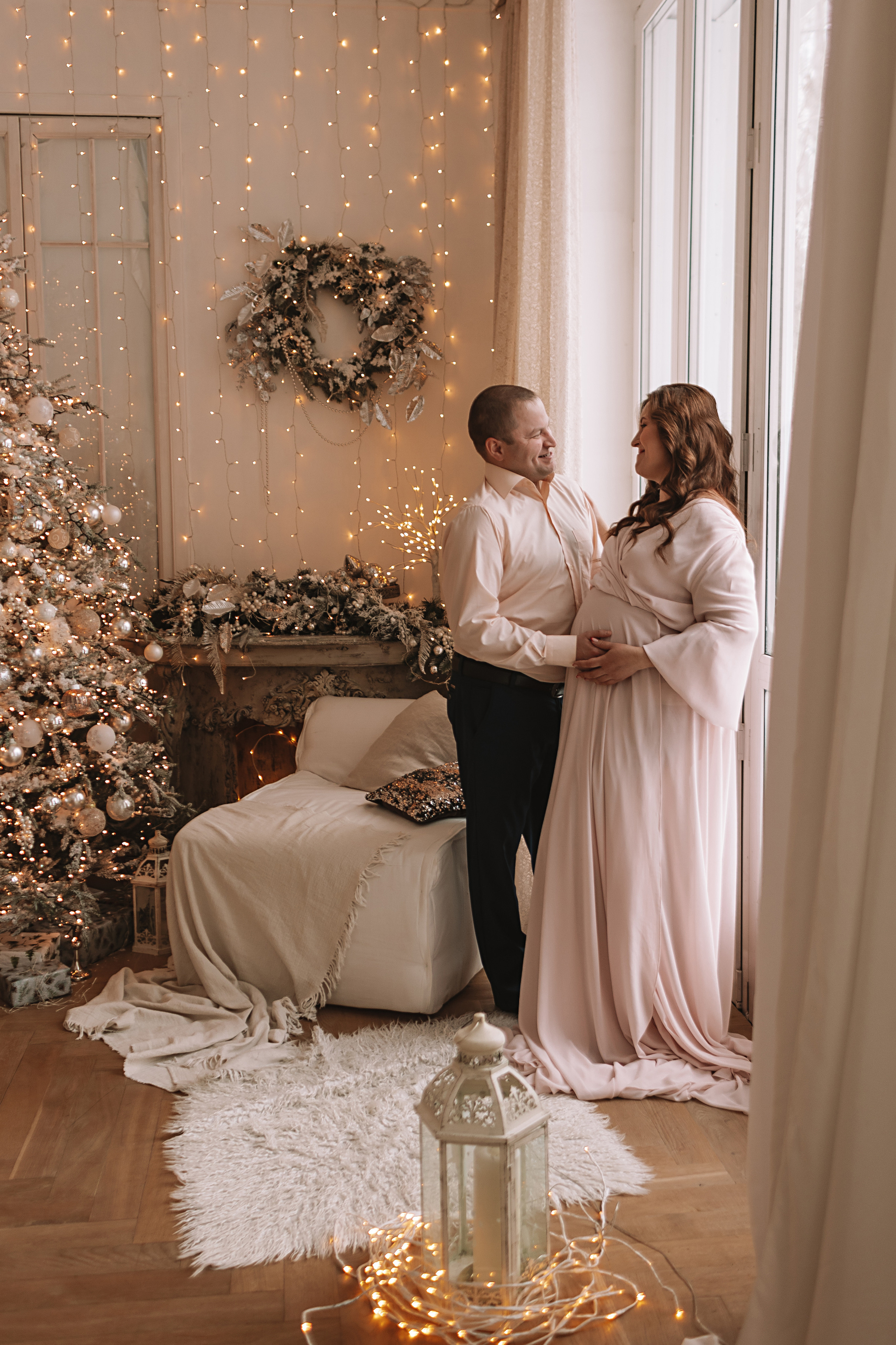 Студия Че (новогодняя). Семейный фотограф Тюмень, фотограф на роды Салмина Мария