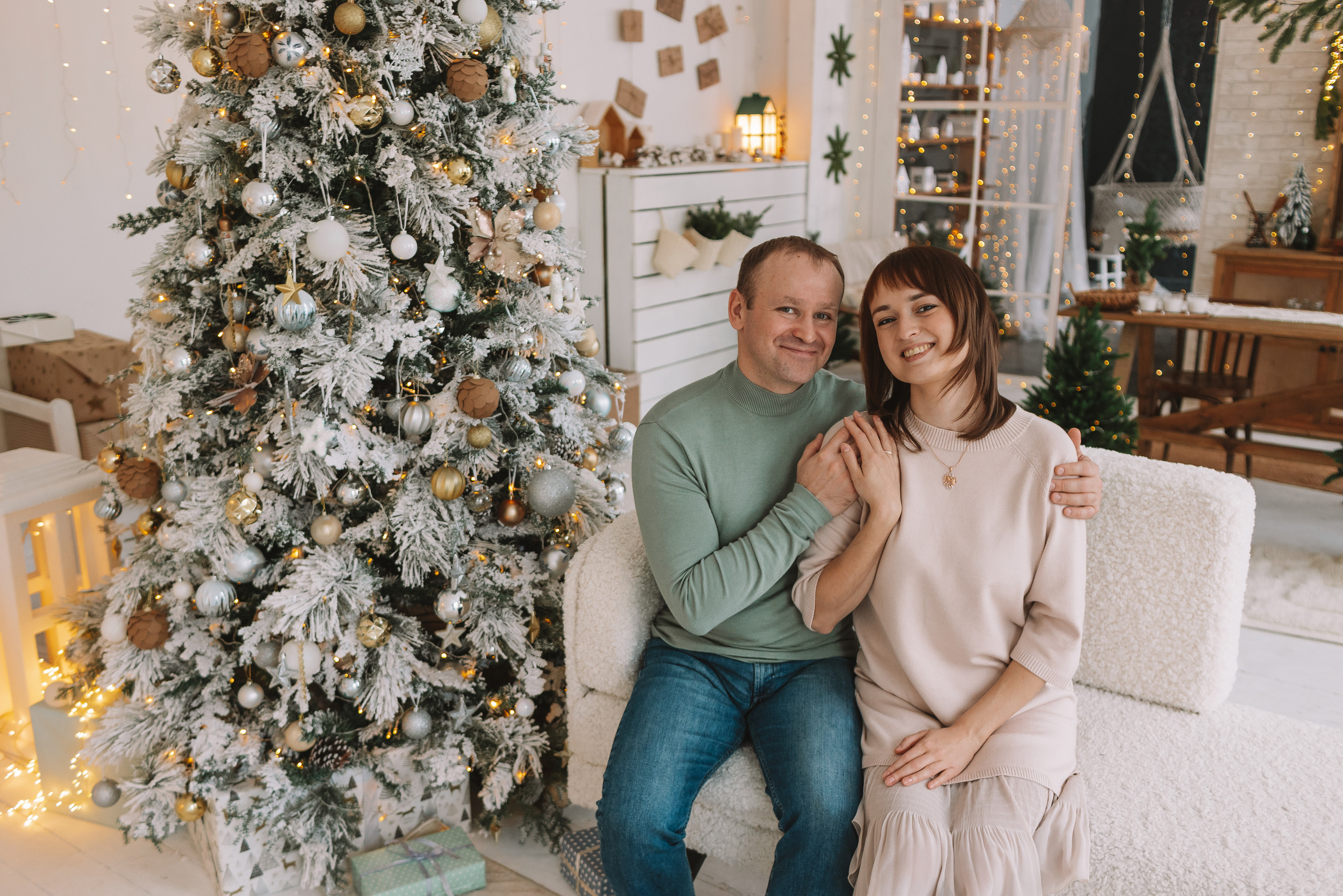 Студия Рояль (новогодняя). Семейный фотограф Тюмень, фотограф на роды Салмина Мария