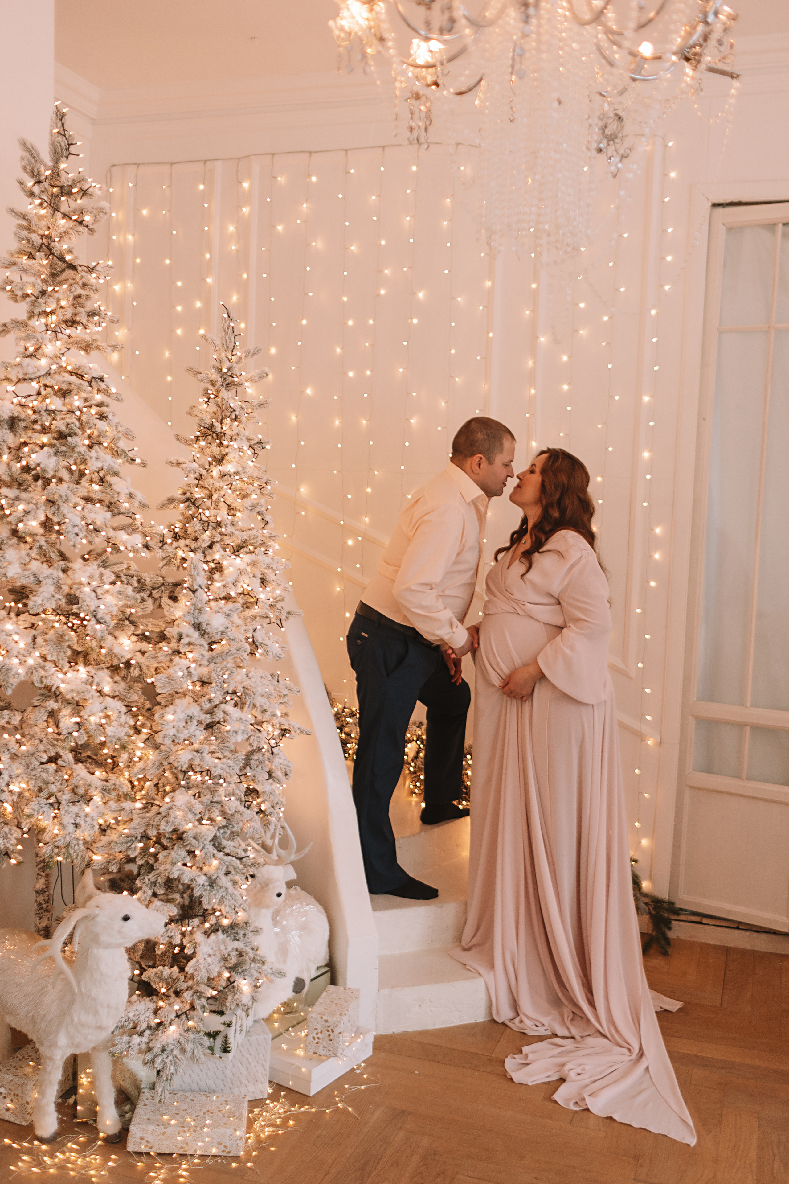 Студия Че (новогодняя). Семейный фотограф Тюмень, фотограф на роды Салмина Мария
