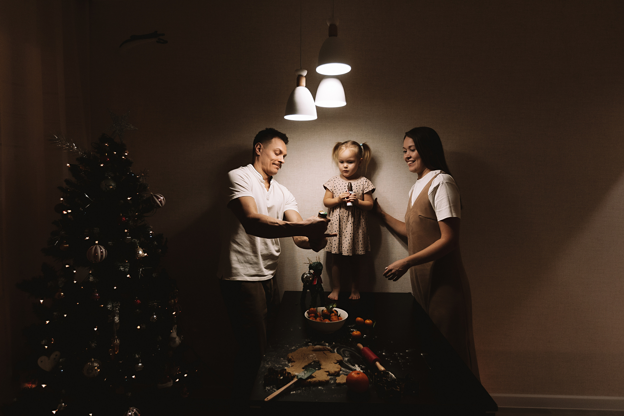 Новогодняя. Семейный фотограф Тюмень, фотограф на роды Салмина Мария