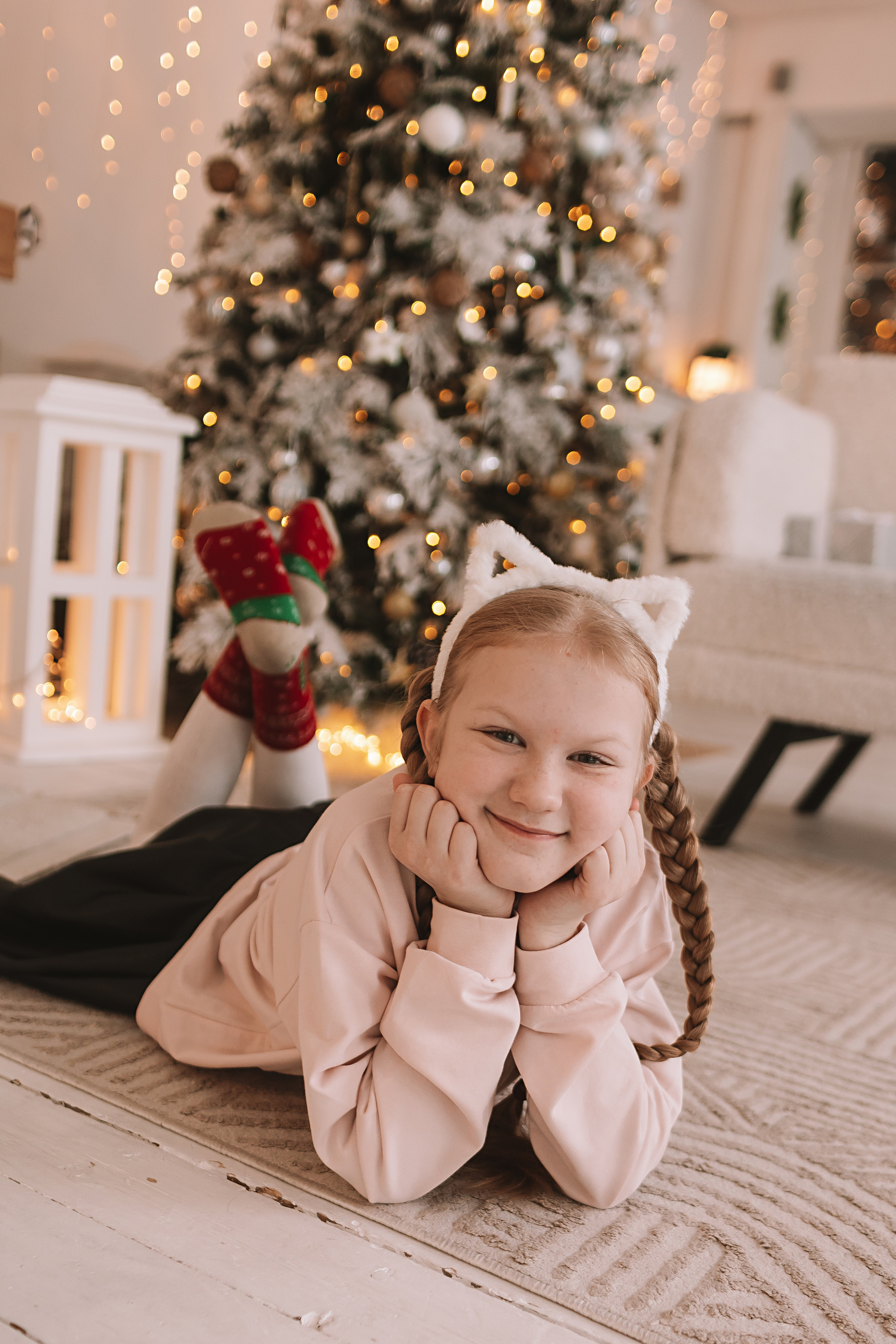 Новогодняя школьная в студии. Семейный фотограф Тюмень, фотограф на роды Салмина Мария