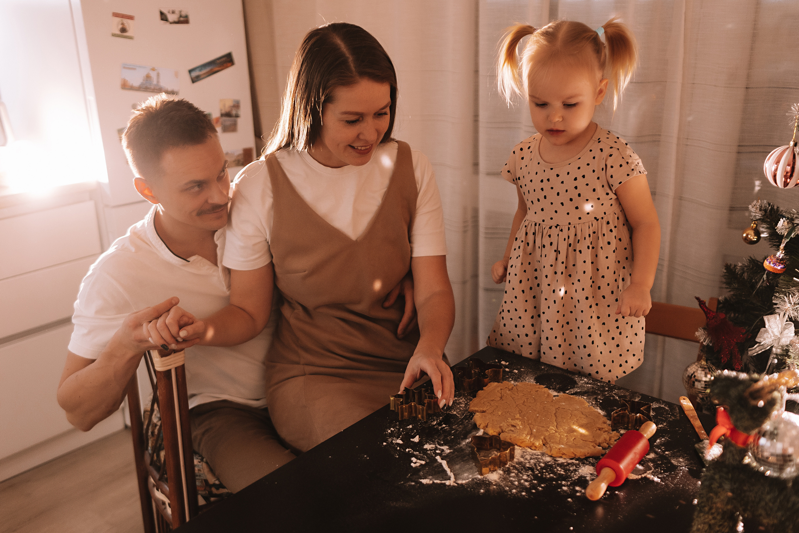 Новогодняя. Семейный фотограф Тюмень, фотограф на роды Салмина Мария