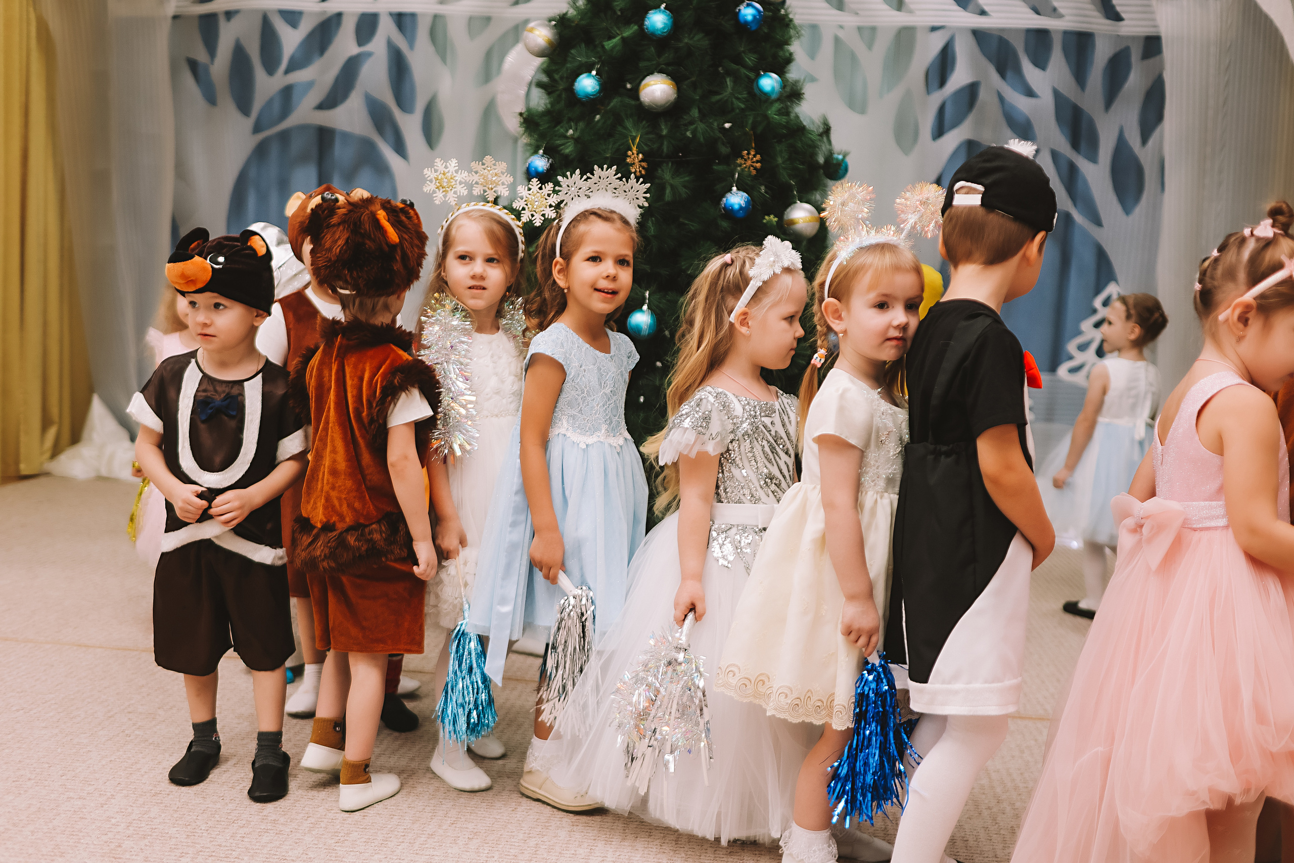 Репортаж новогоднего утренника. Семейный фотограф Тюмень, фотограф на роды Салмина Мария