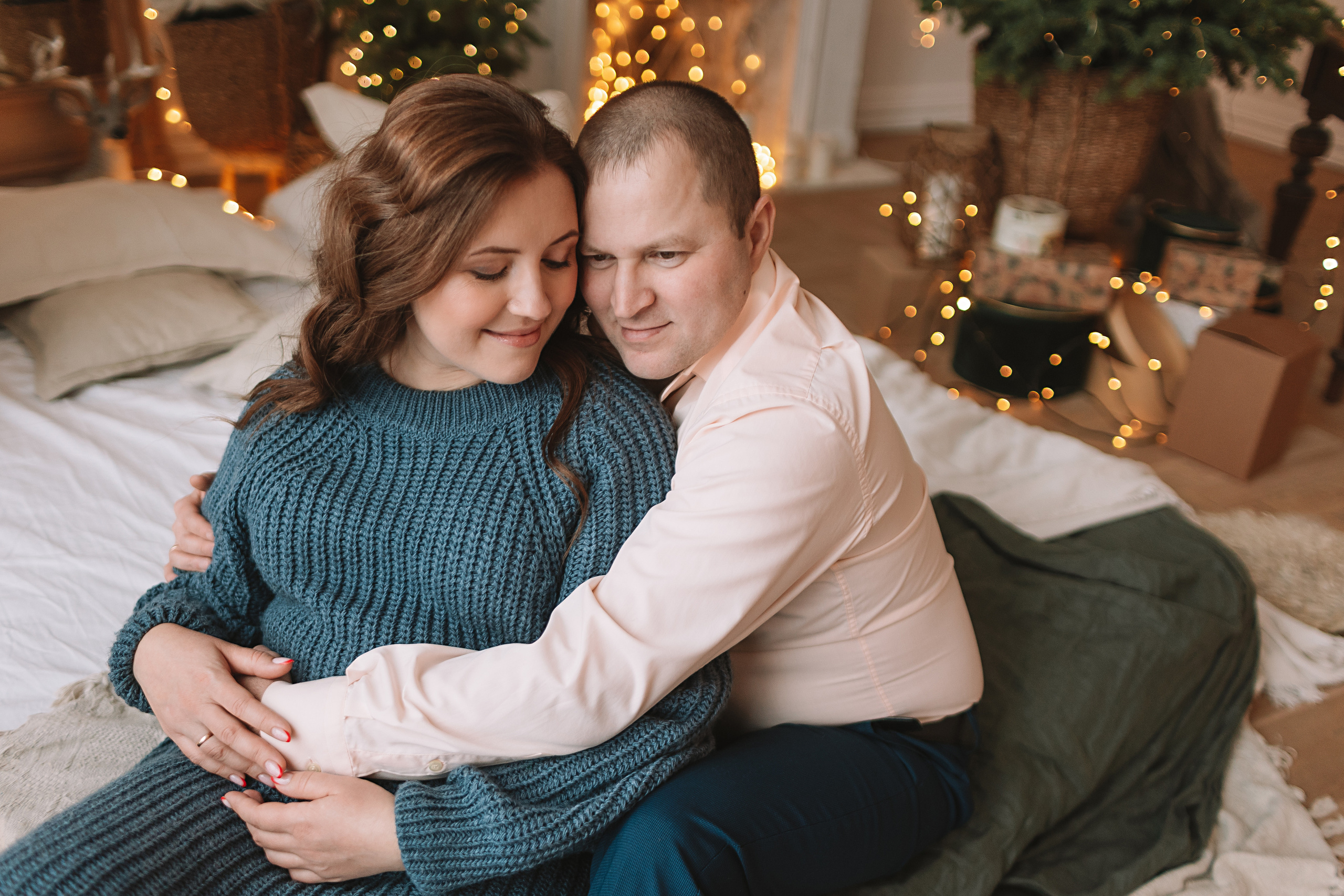 Студия Че (новогодняя). Семейный фотограф Тюмень, фотограф на роды Салмина Мария