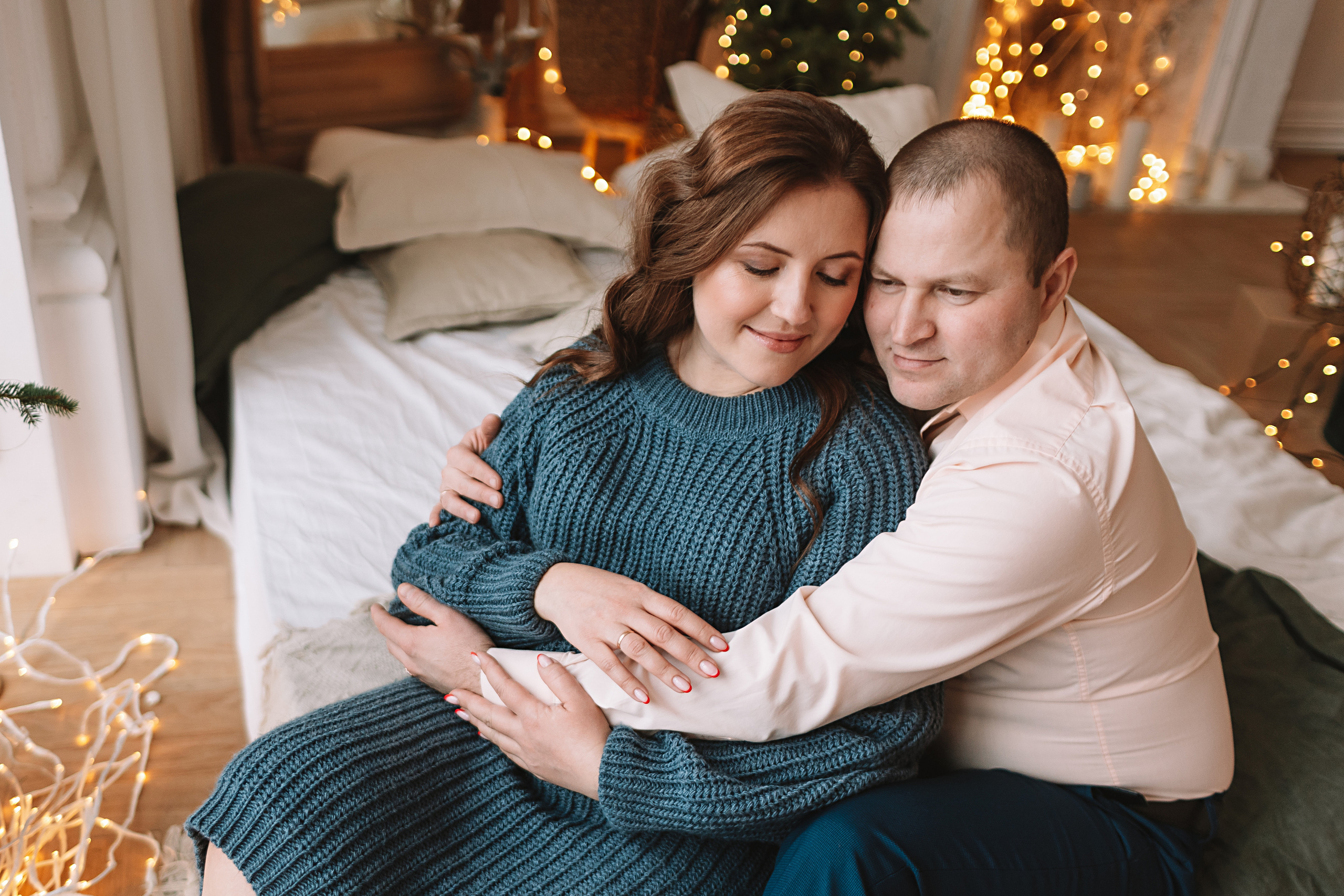 Студия Че (новогодняя). Семейный фотограф Тюмень, фотограф на роды Салмина Мария