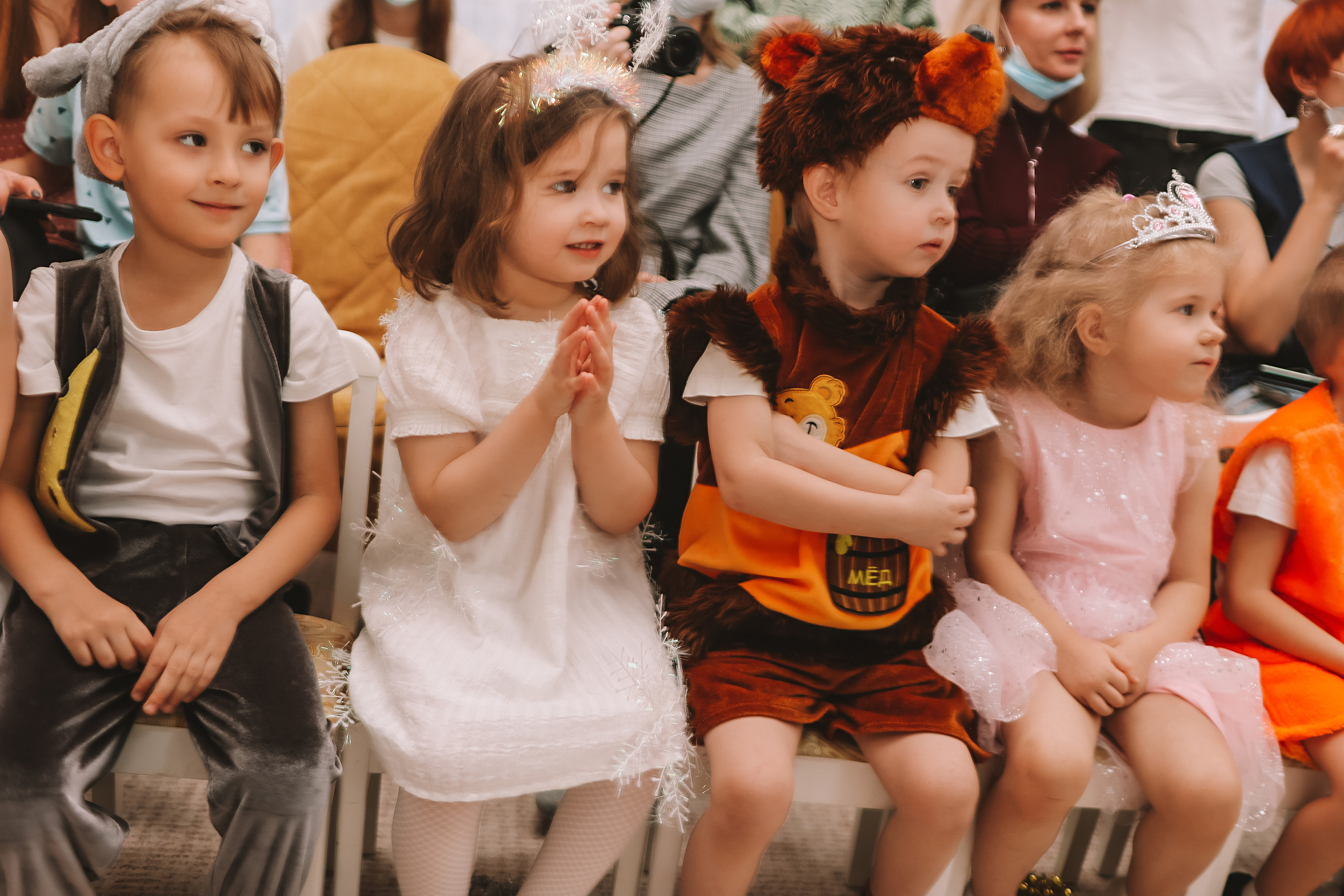 Репортаж новогоднего утренника. Семейный фотограф Тюмень, фотограф на роды Салмина Мария
