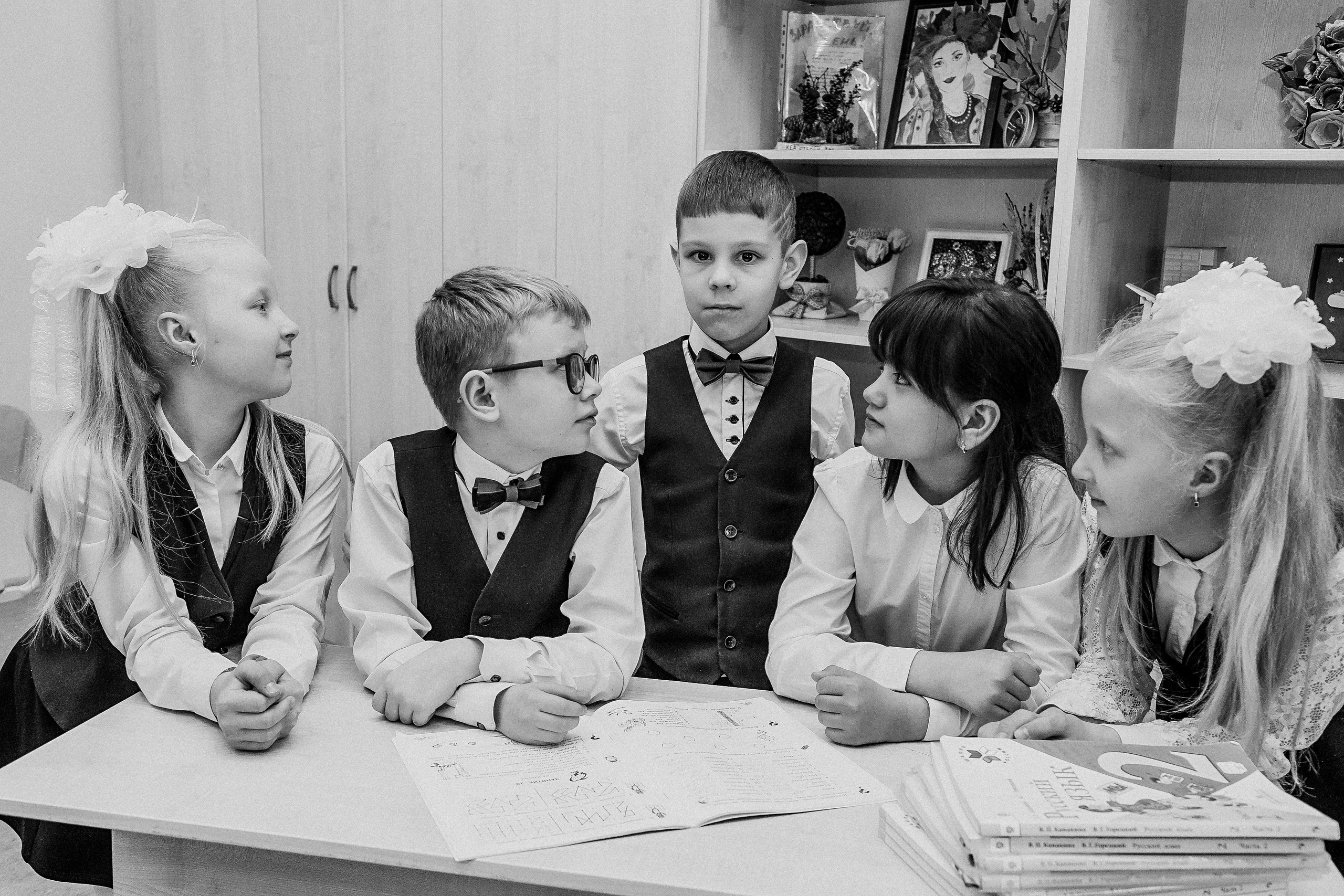 2 класс. Семейный фотограф Тюмень, фотограф на роды Салмина Мария