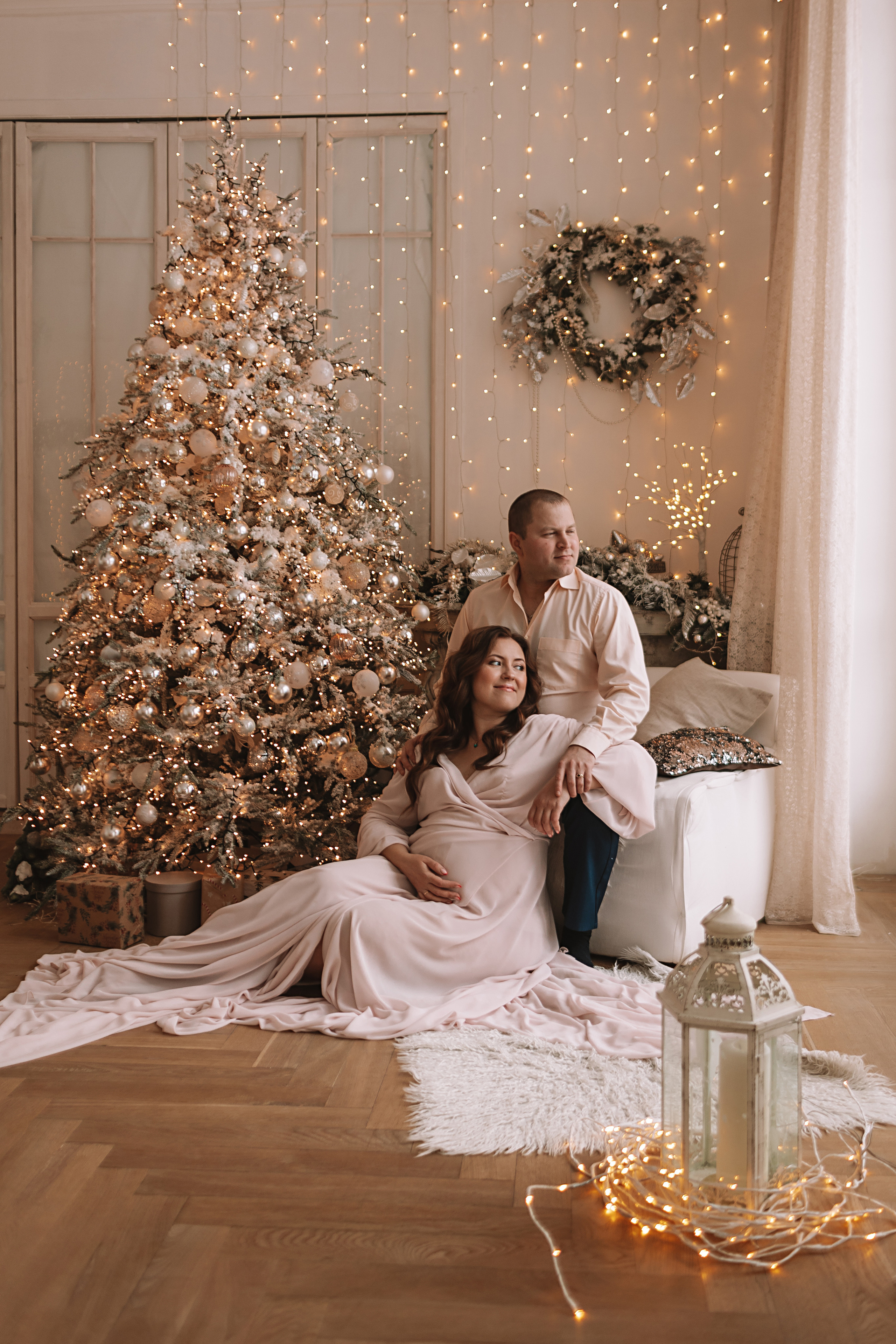 Студия Че (новогодняя). Семейный фотограф Тюмень, фотограф на роды Салмина Мария