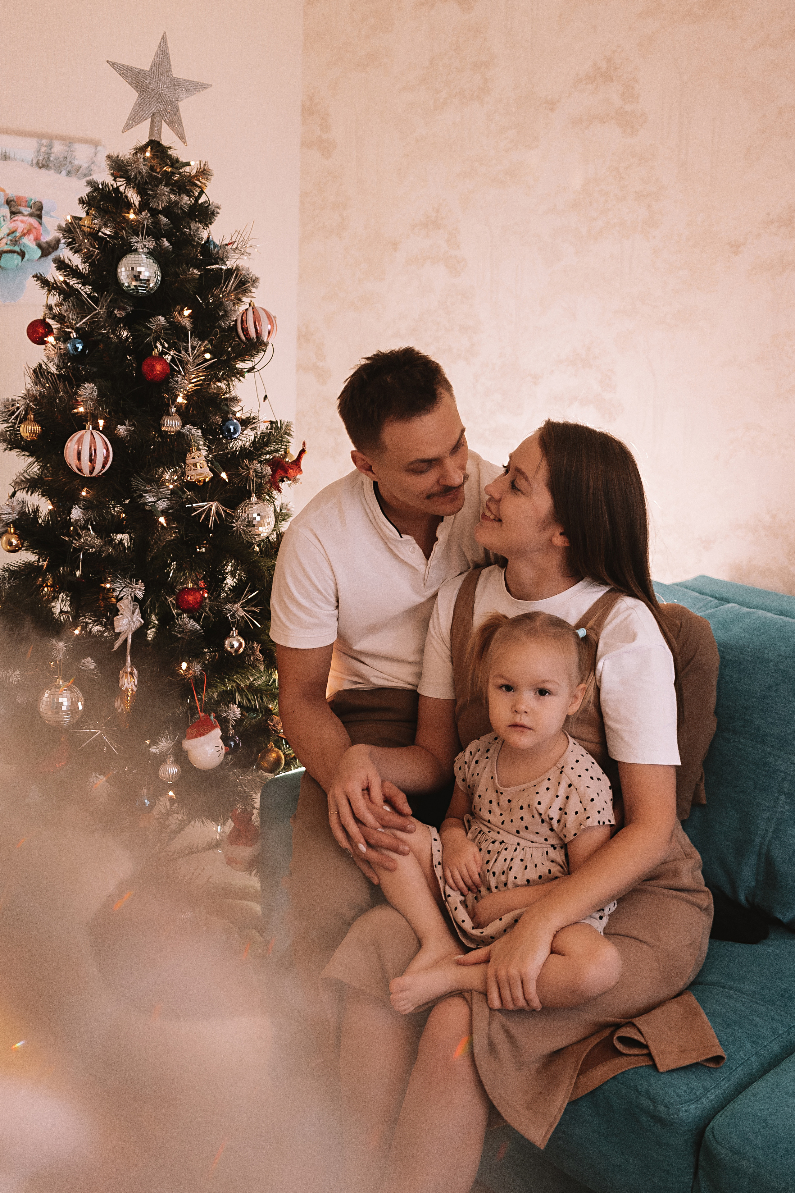 Новогодняя. Семейный фотограф Тюмень, фотограф на роды Салмина Мария