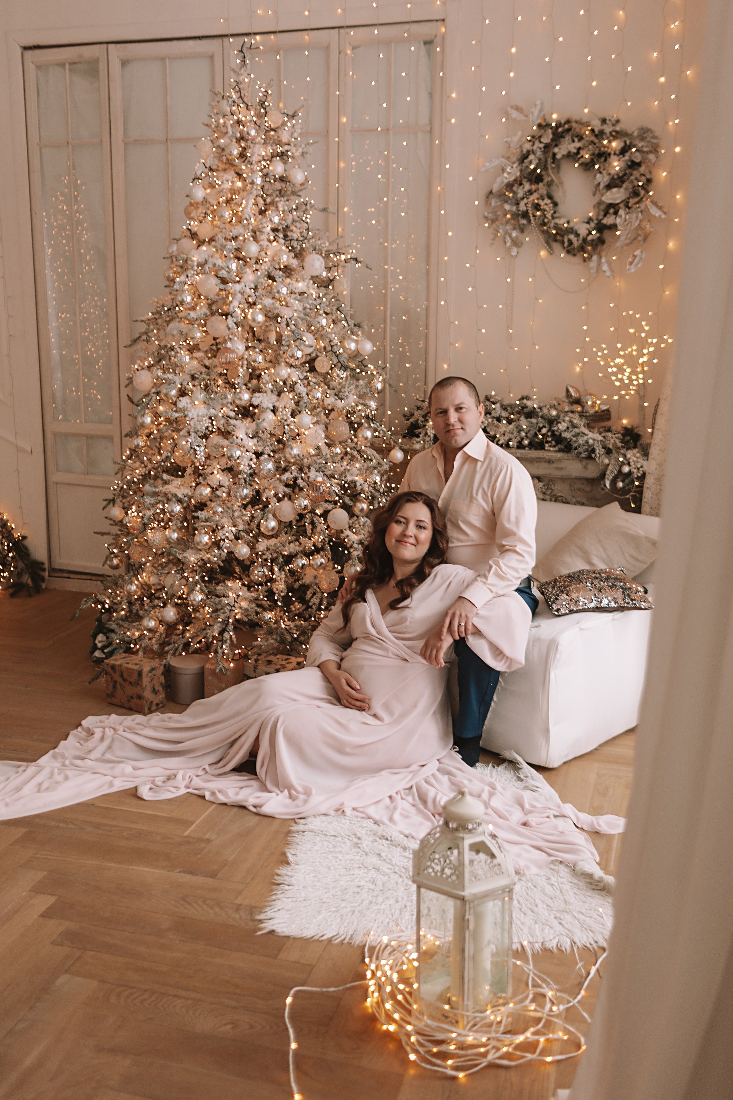 Студия Че (новогодняя). Семейный фотограф Тюмень, фотограф на роды Салмина Мария