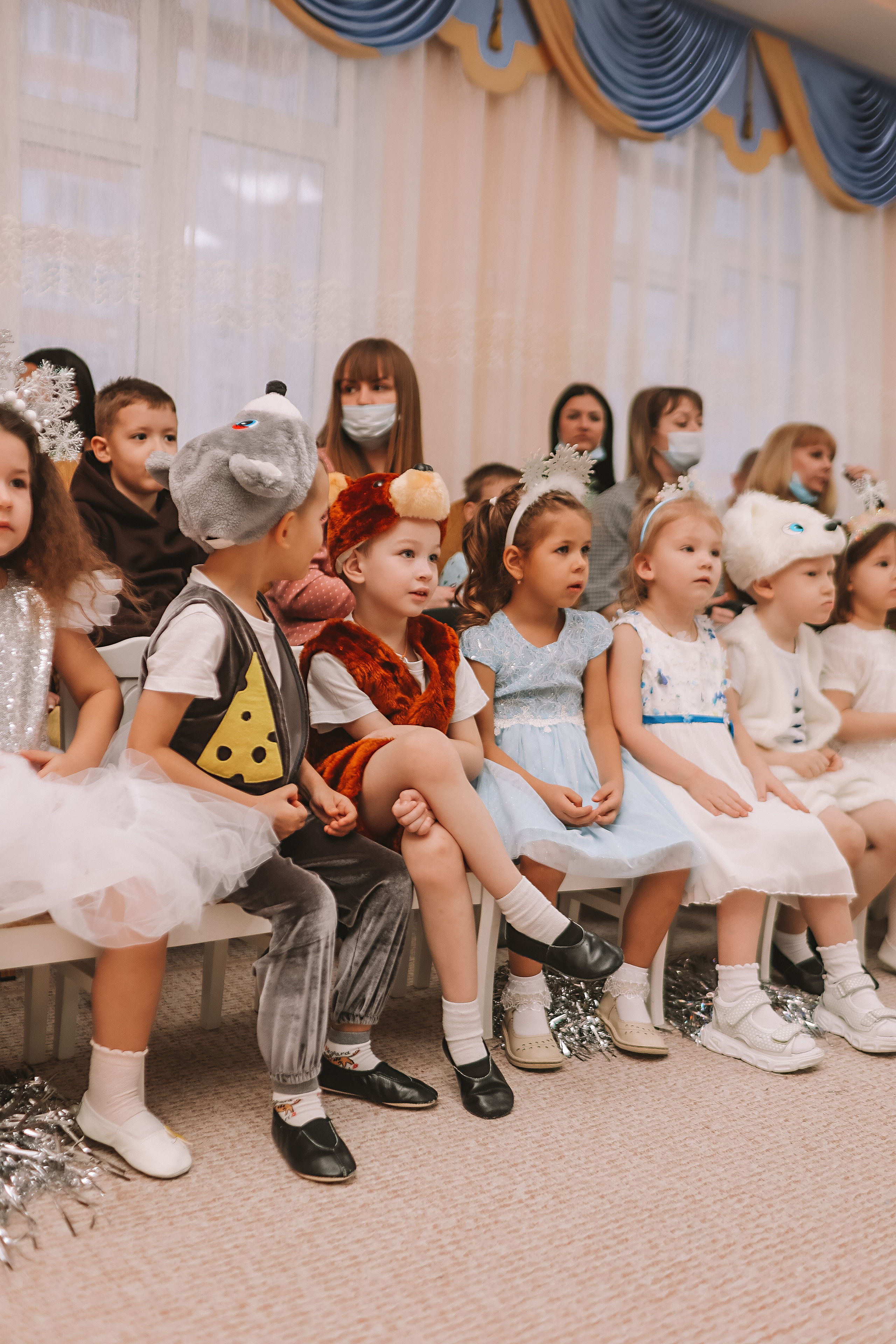 Репортаж новогоднего утренника. Семейный фотограф Тюмень, фотограф на роды Салмина Мария