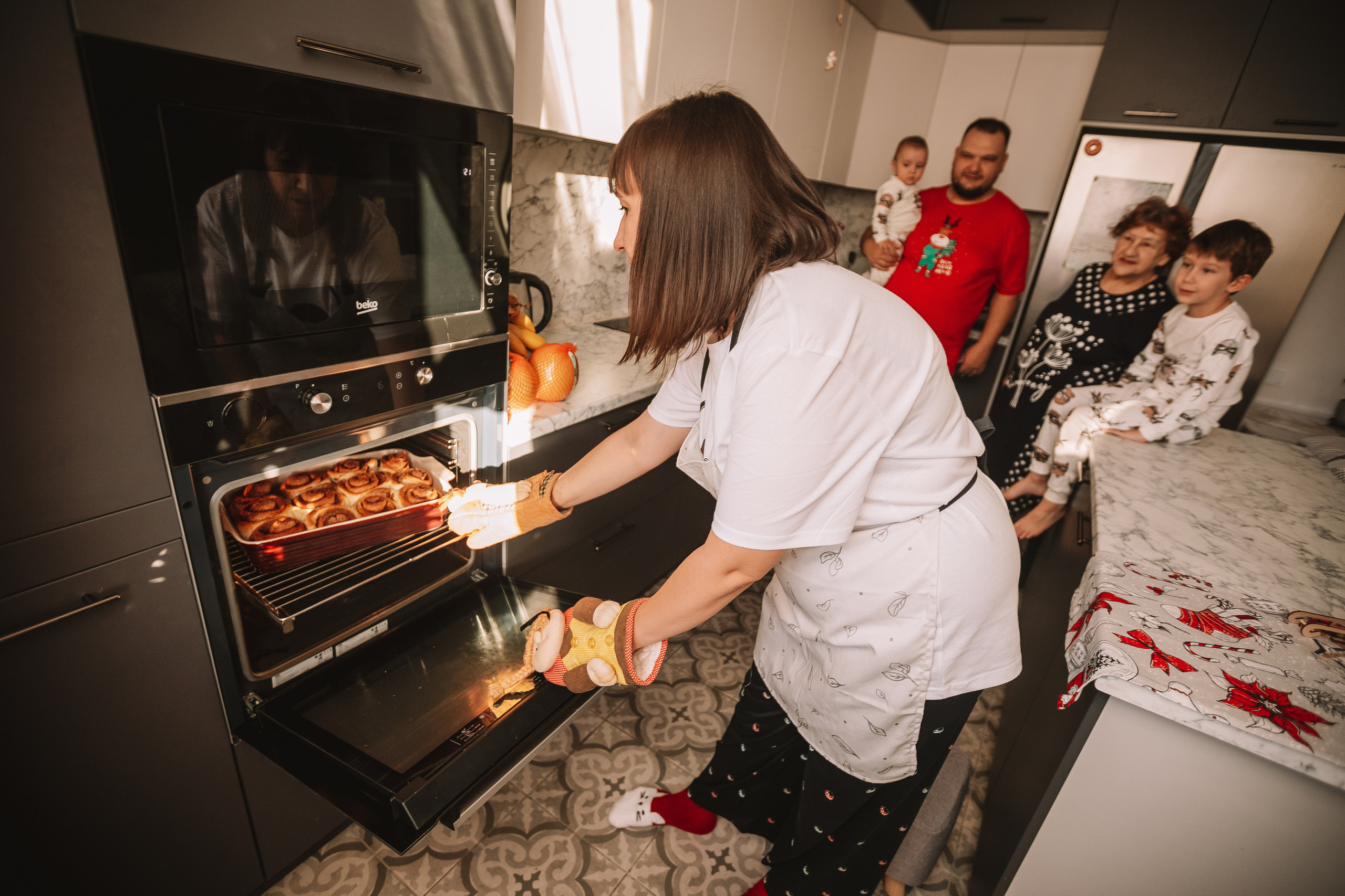 Новогодний Синнабон. Семейный фотограф Тюмень, фотограф на роды Салмина Мария