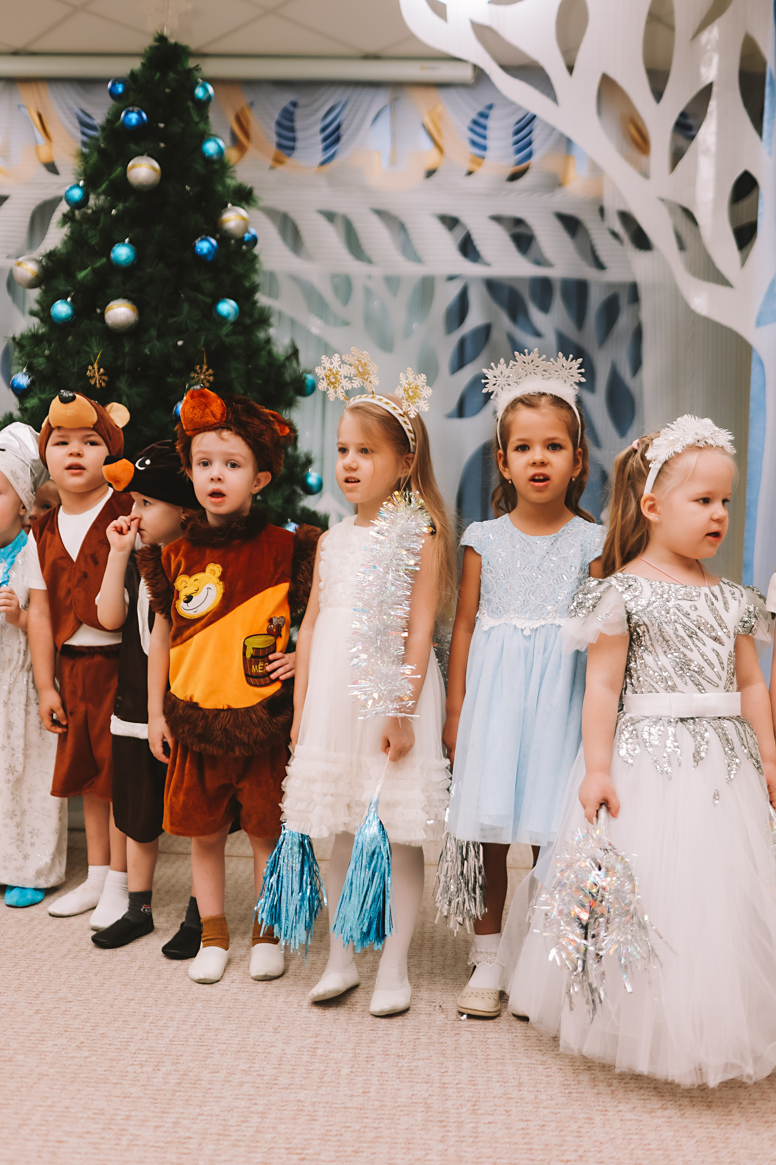 Репортаж новогоднего утренника. Семейный фотограф Тюмень, фотограф на роды Салмина Мария