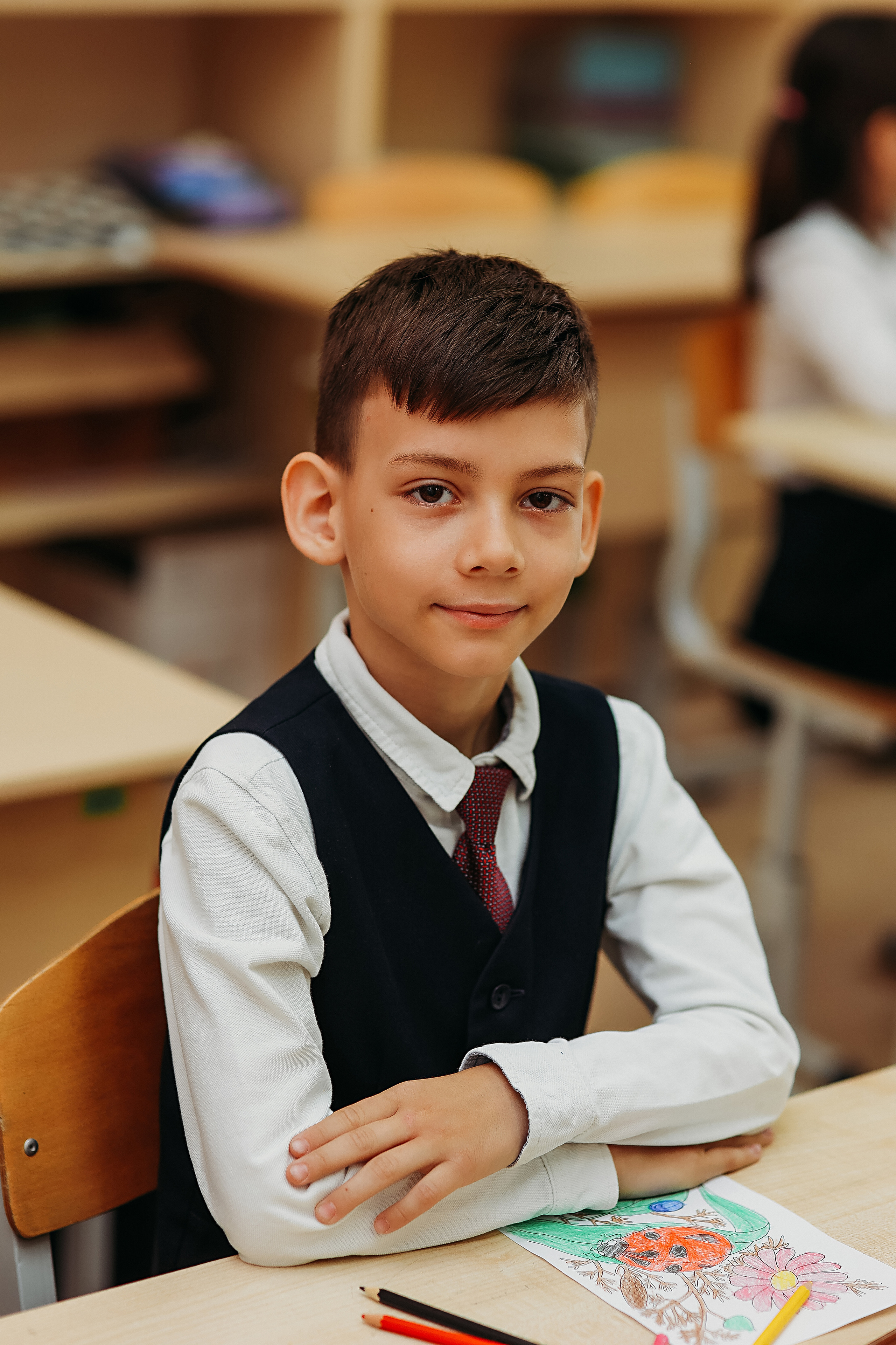 2 класс. Семейный фотограф Тюмень, фотограф на роды Салмина Мария