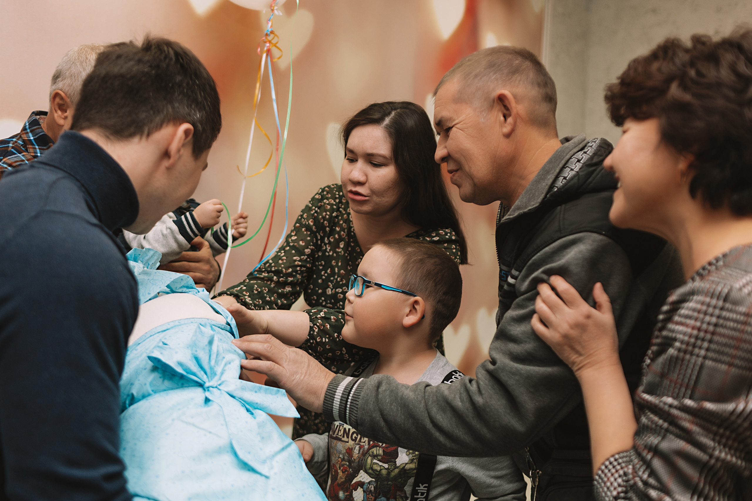 Выписка только зона ожидания. Семейный фотограф Тюмень, фотограф на роды Салмина Мария