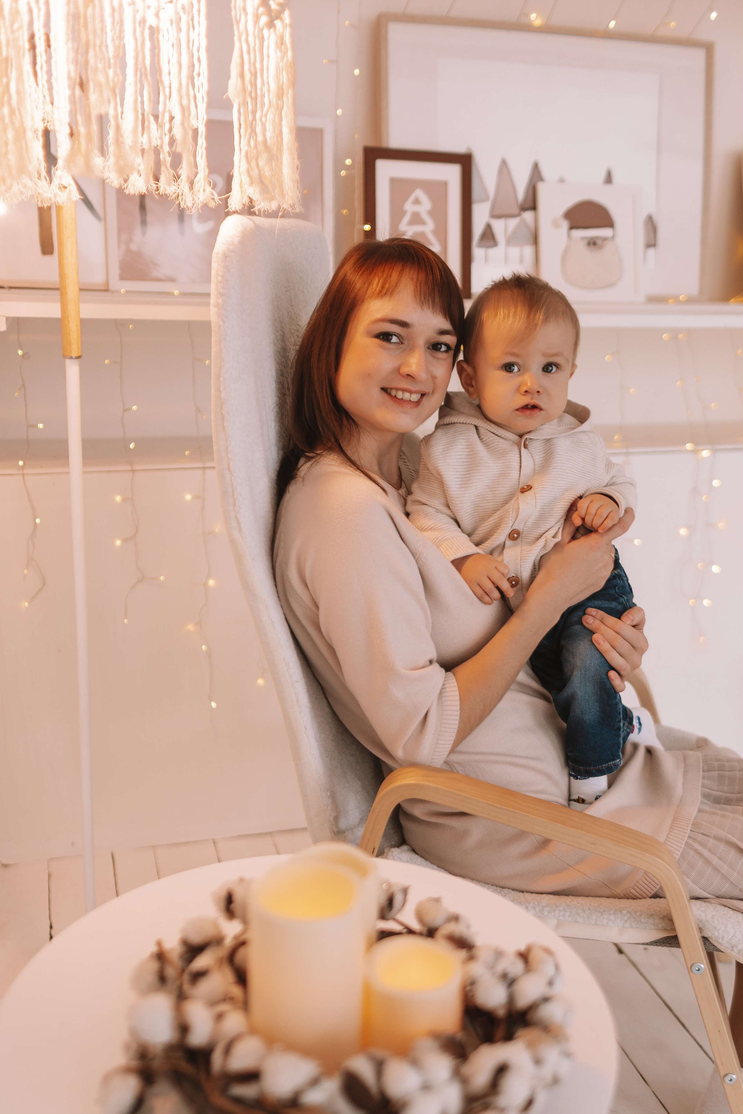 Студия Рояль (новогодняя). Семейный фотограф Тюмень, фотограф на роды Салмина Мария