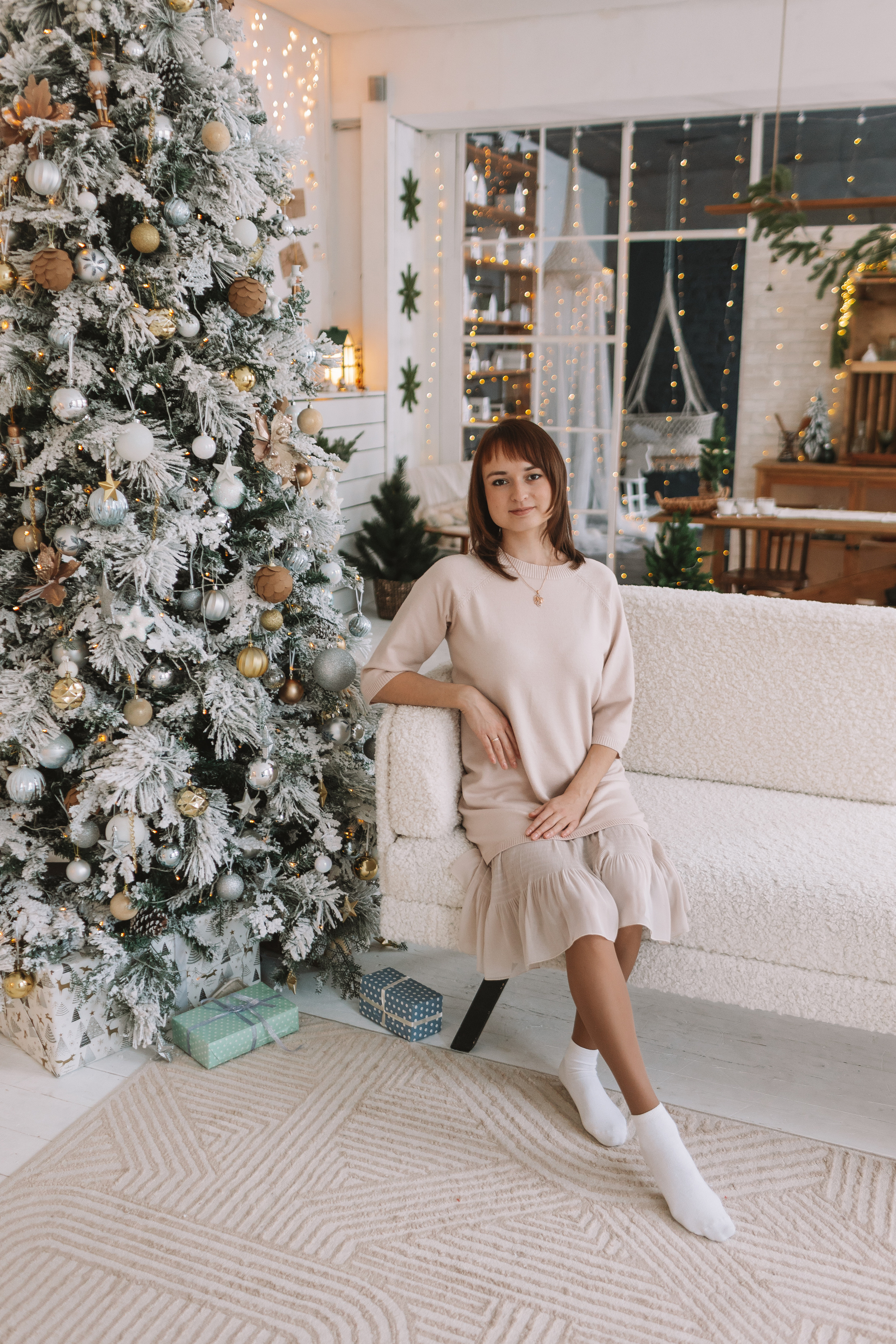 Студия Рояль (новогодняя). Семейный фотограф Тюмень, фотограф на роды Салмина Мария