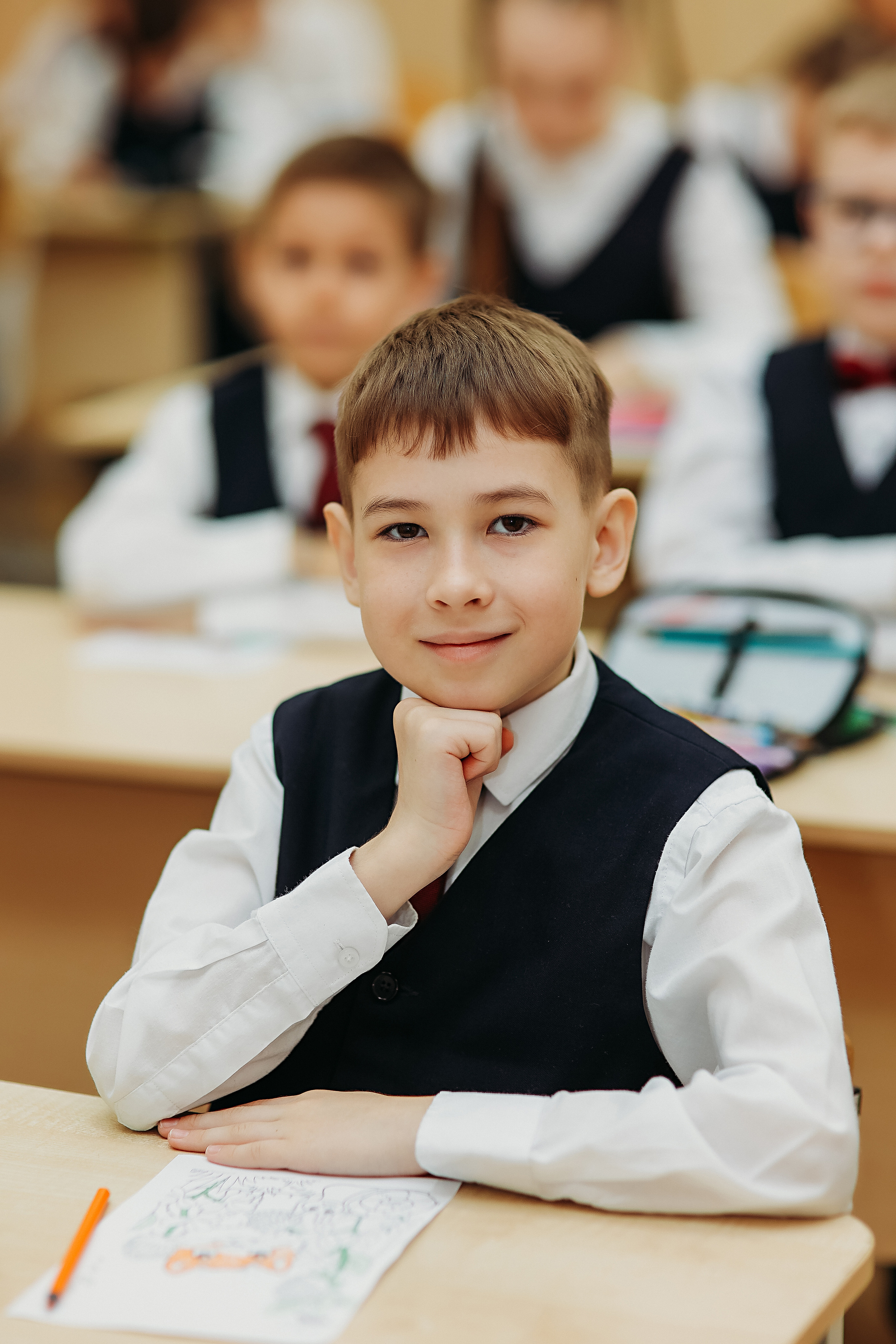 2 класс. Семейный фотограф Тюмень, фотограф на роды Салмина Мария