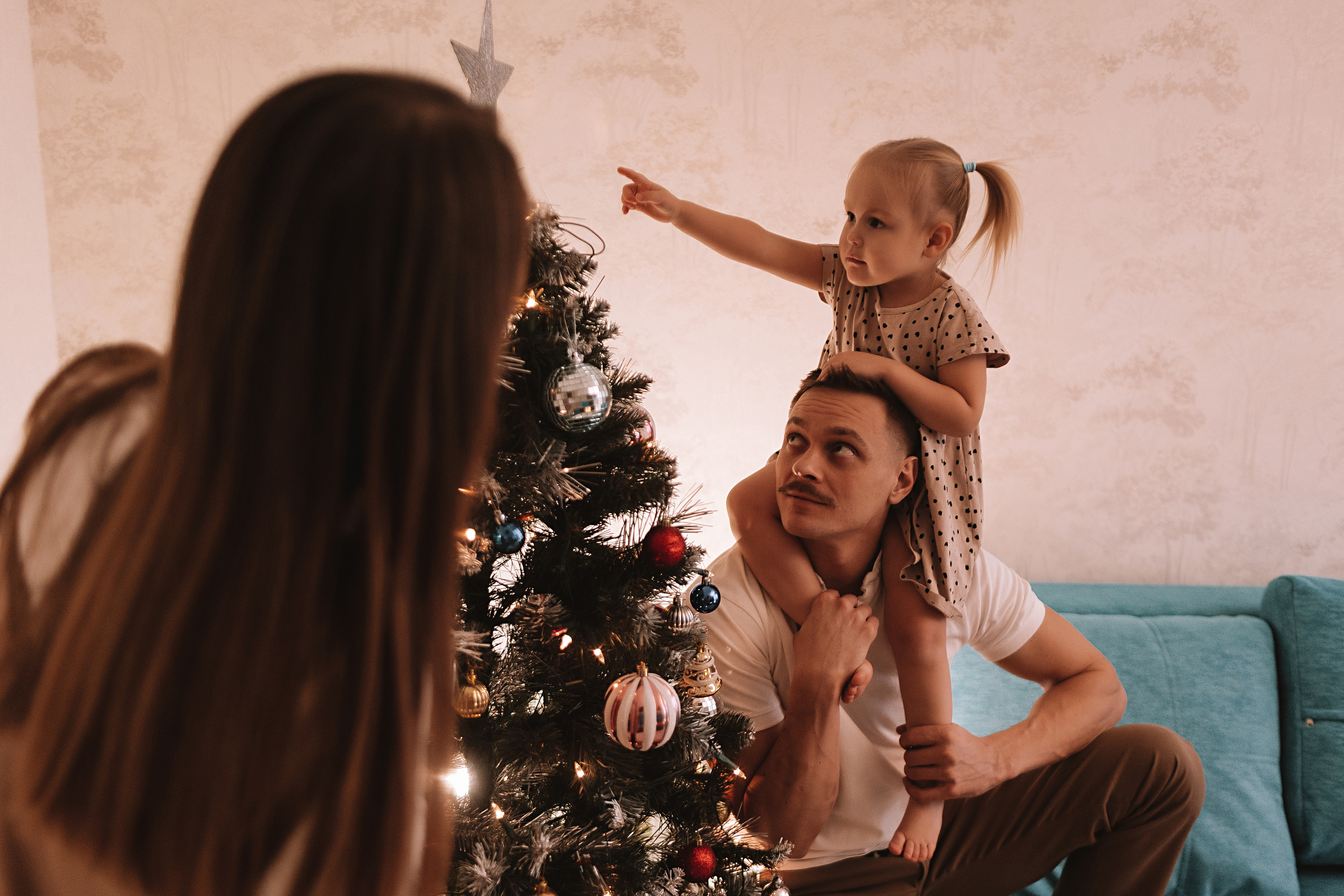 Новогодняя. Семейный фотограф Тюмень, фотограф на роды Салмина Мария