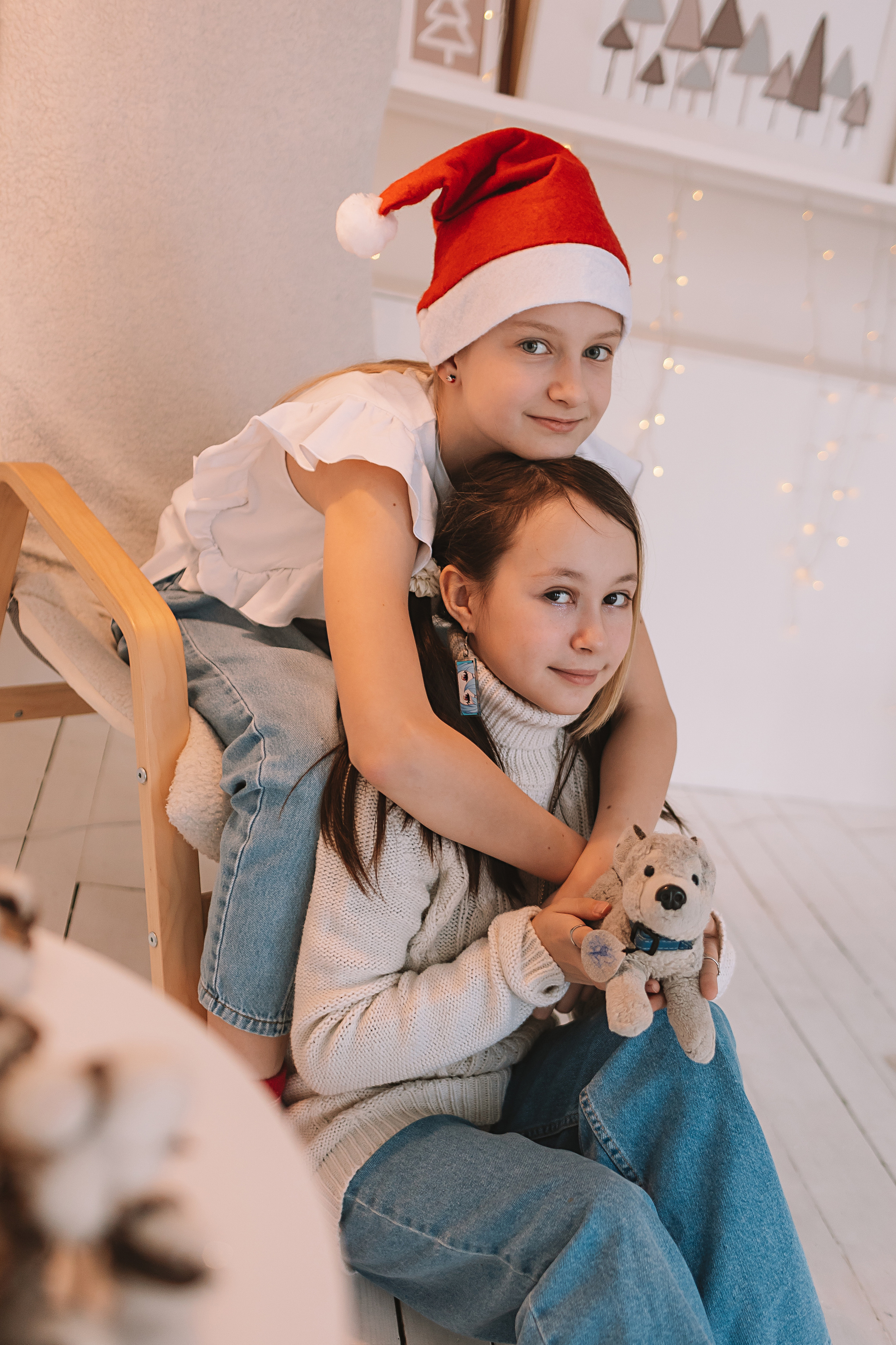 Новогодняя школьная в студии. Семейный фотограф Тюмень, фотограф на роды Салмина Мария