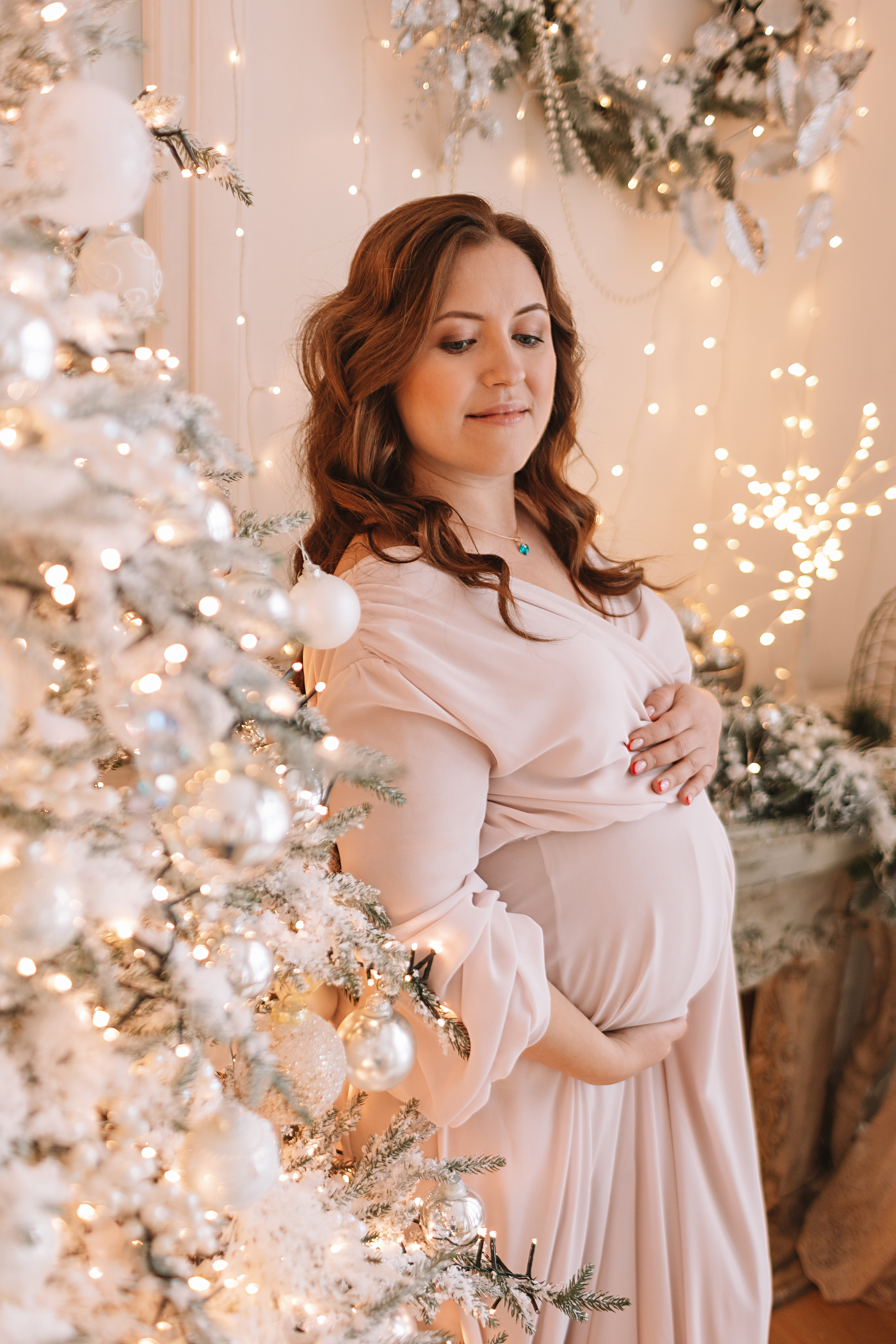 Студия Че (новогодняя). Семейный фотограф Тюмень, фотограф на роды Салмина Мария