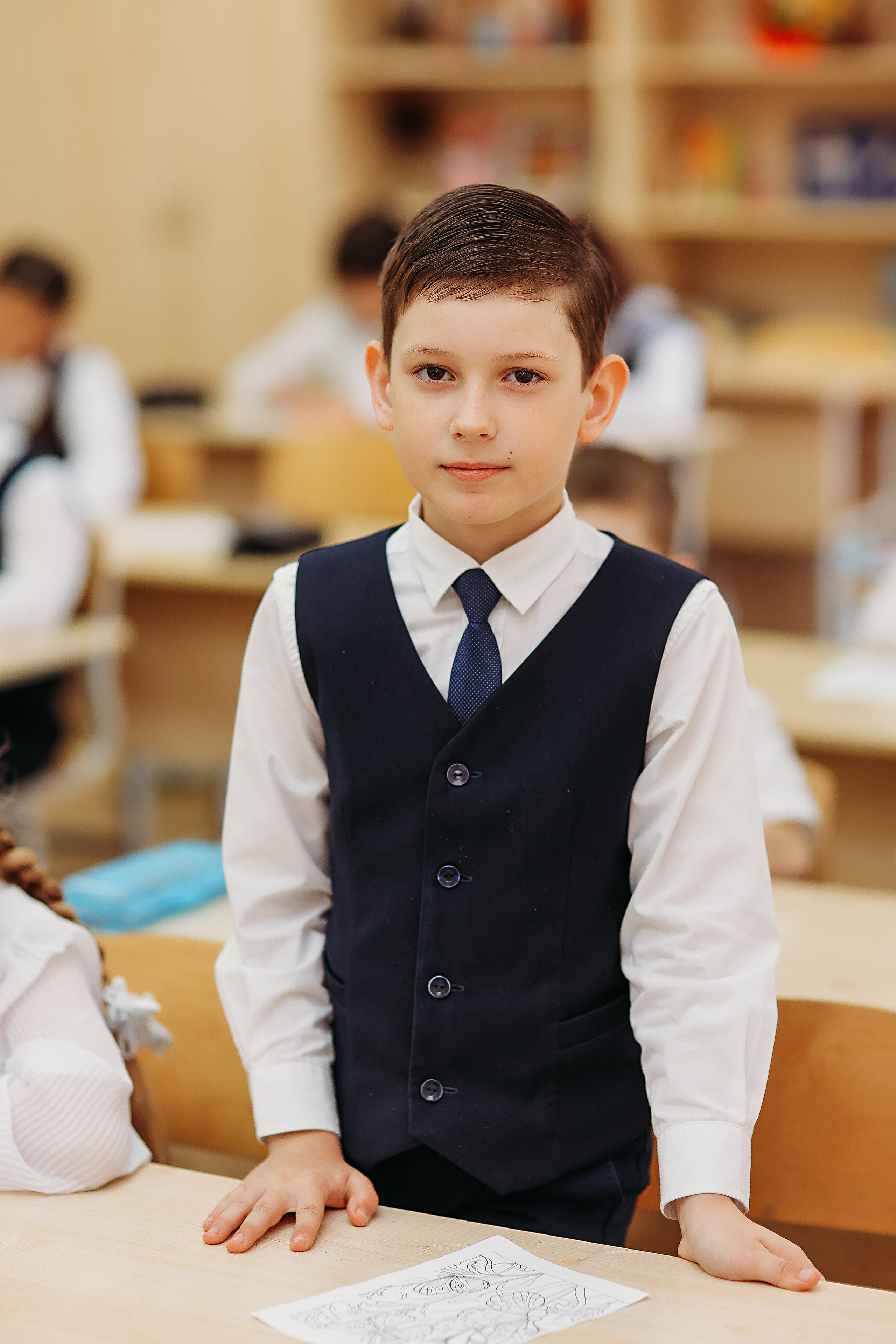 2 класс. Семейный фотограф Тюмень, фотограф на роды Салмина Мария