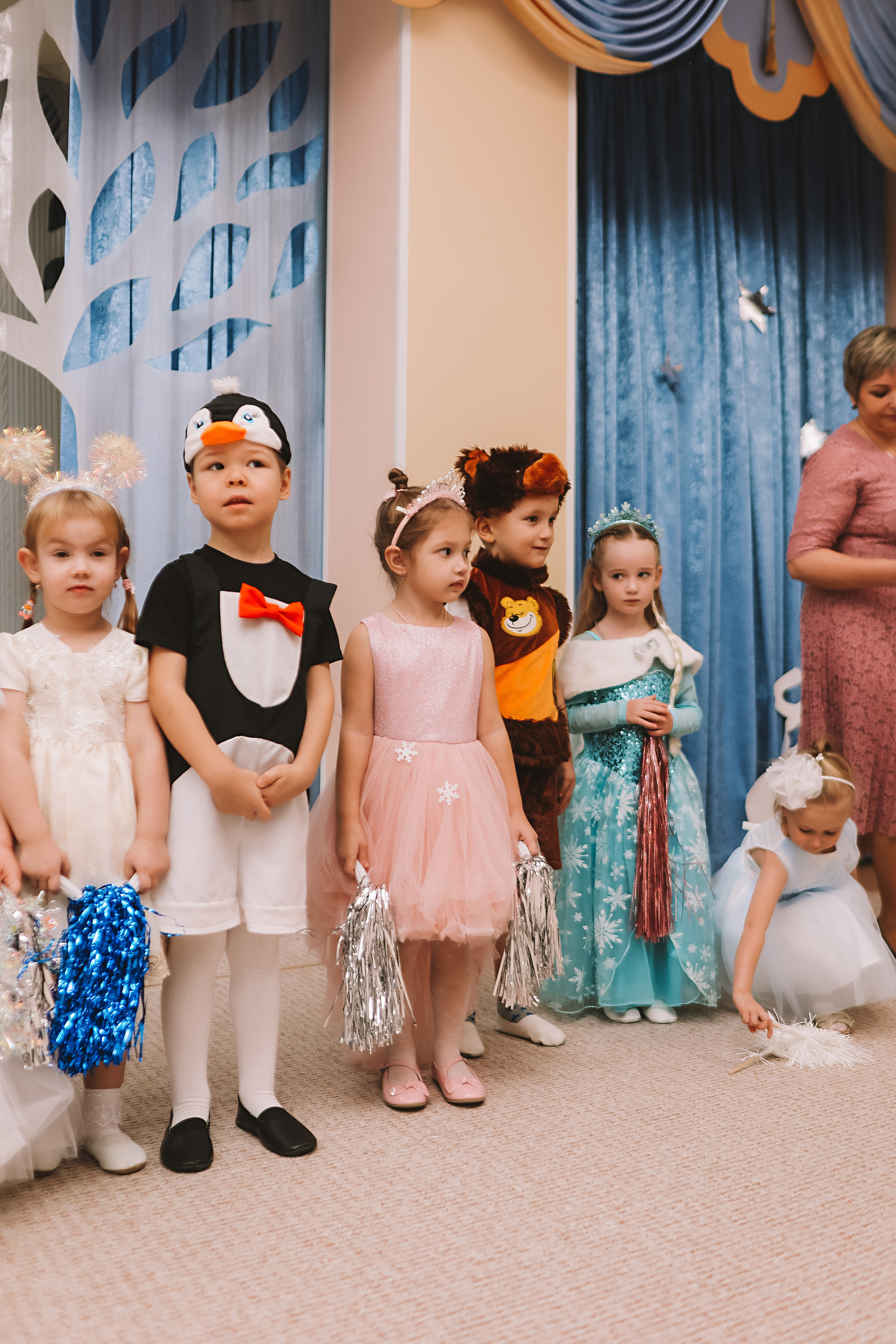 Репортаж новогоднего утренника. Семейный фотограф Тюмень, фотограф на роды Салмина Мария