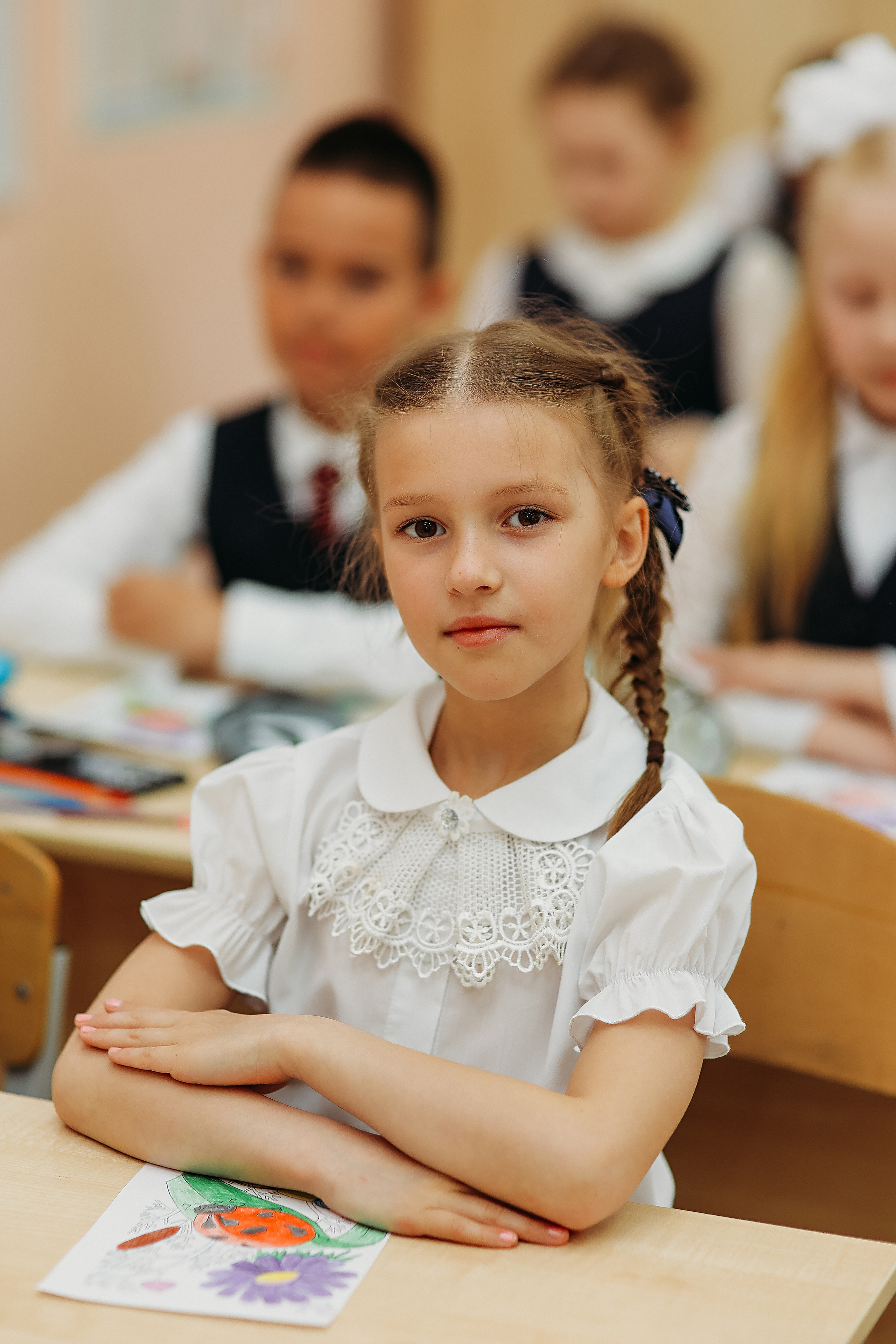 2 класс. Семейный фотограф Тюмень, фотограф на роды Салмина Мария