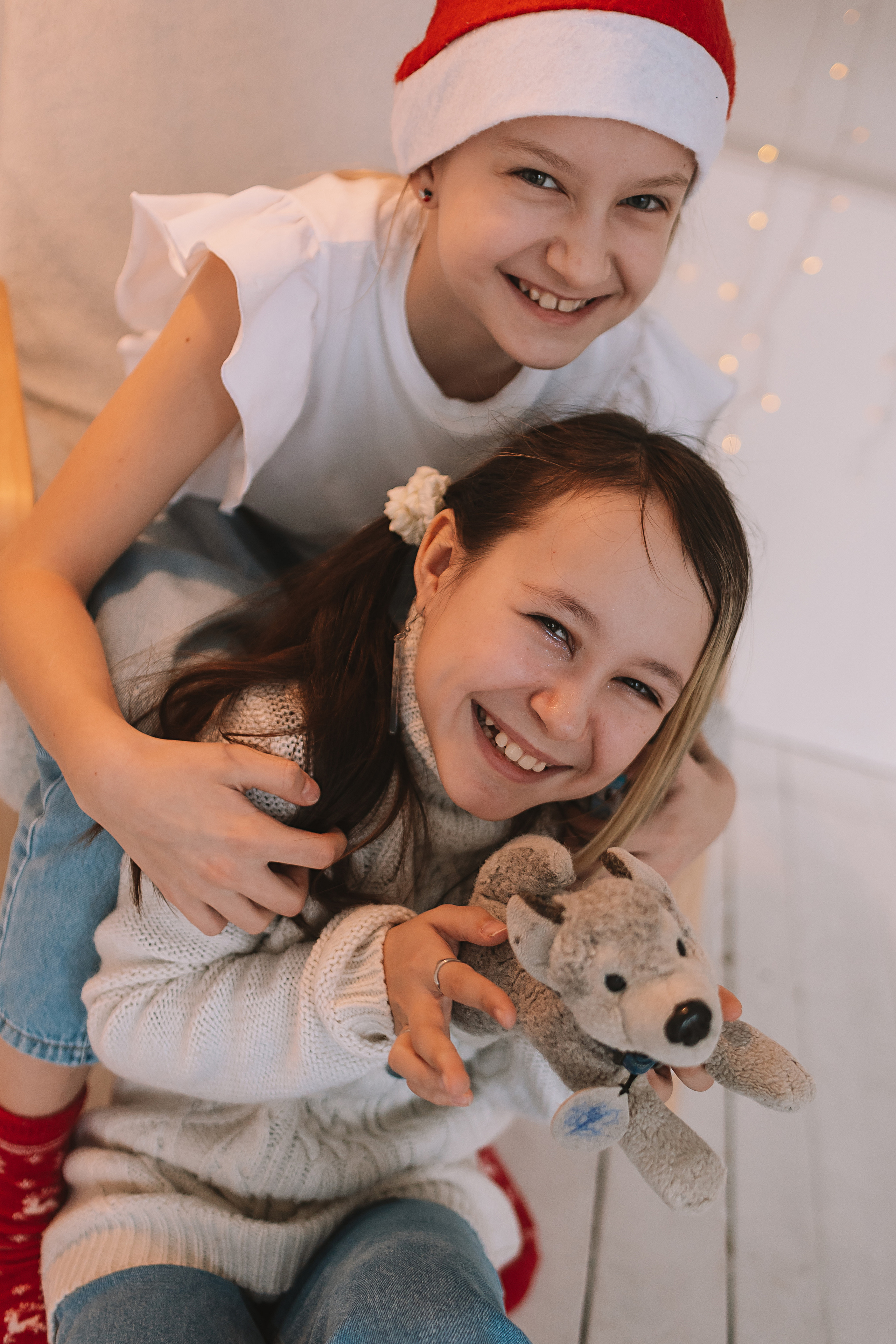 Новогодняя школьная в студии. Семейный фотограф Тюмень, фотограф на роды Салмина Мария