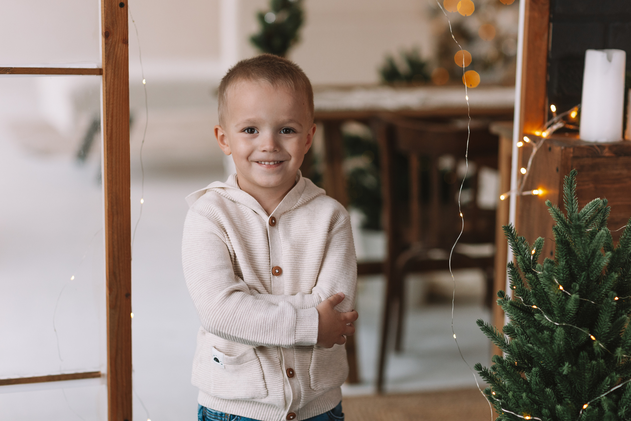 Студия Рояль (новогодняя). Семейный фотограф Тюмень, фотограф на роды Салмина Мария