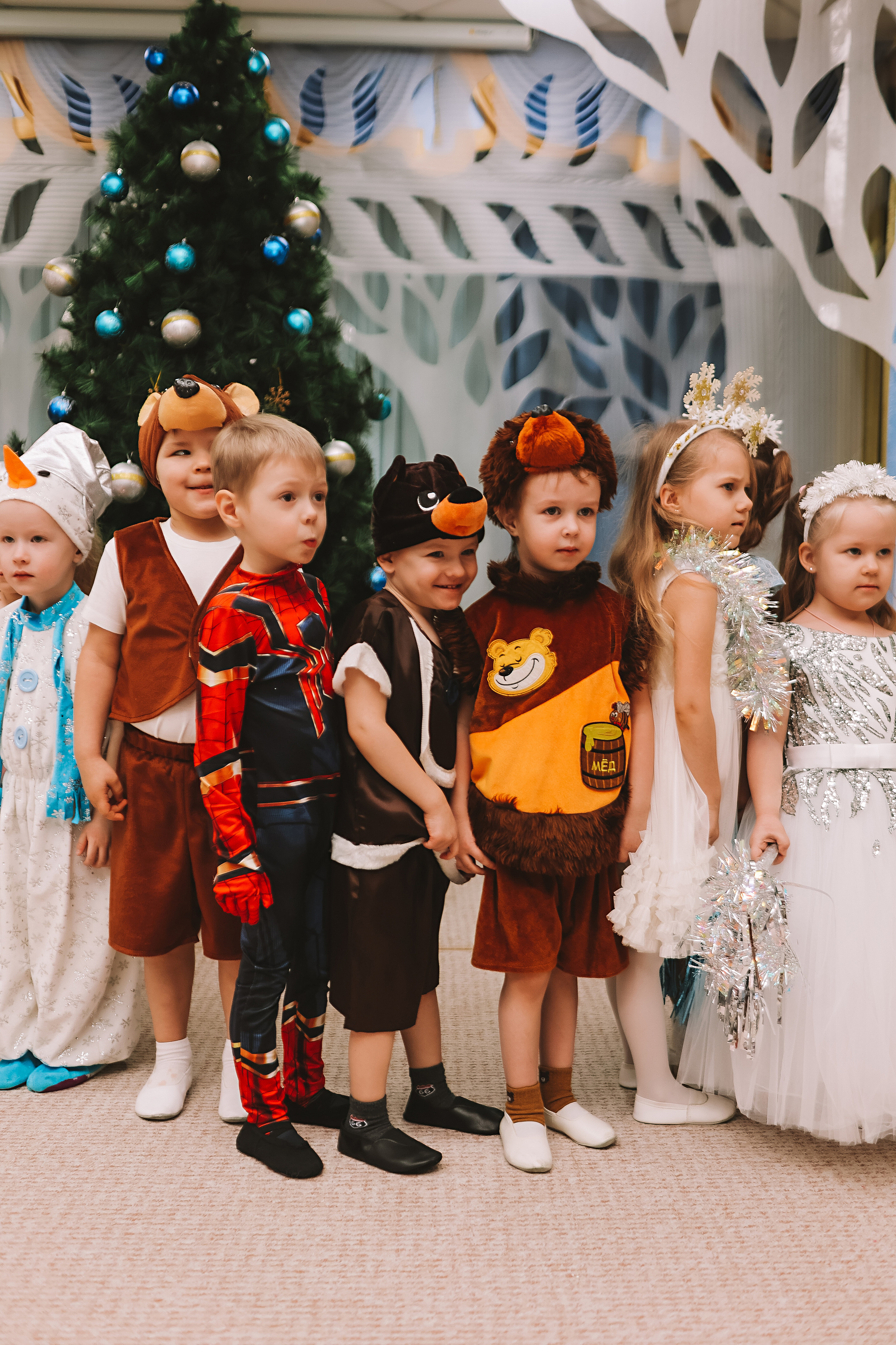 Репортаж новогоднего утренника. Семейный фотограф Тюмень, фотограф на роды Салмина Мария