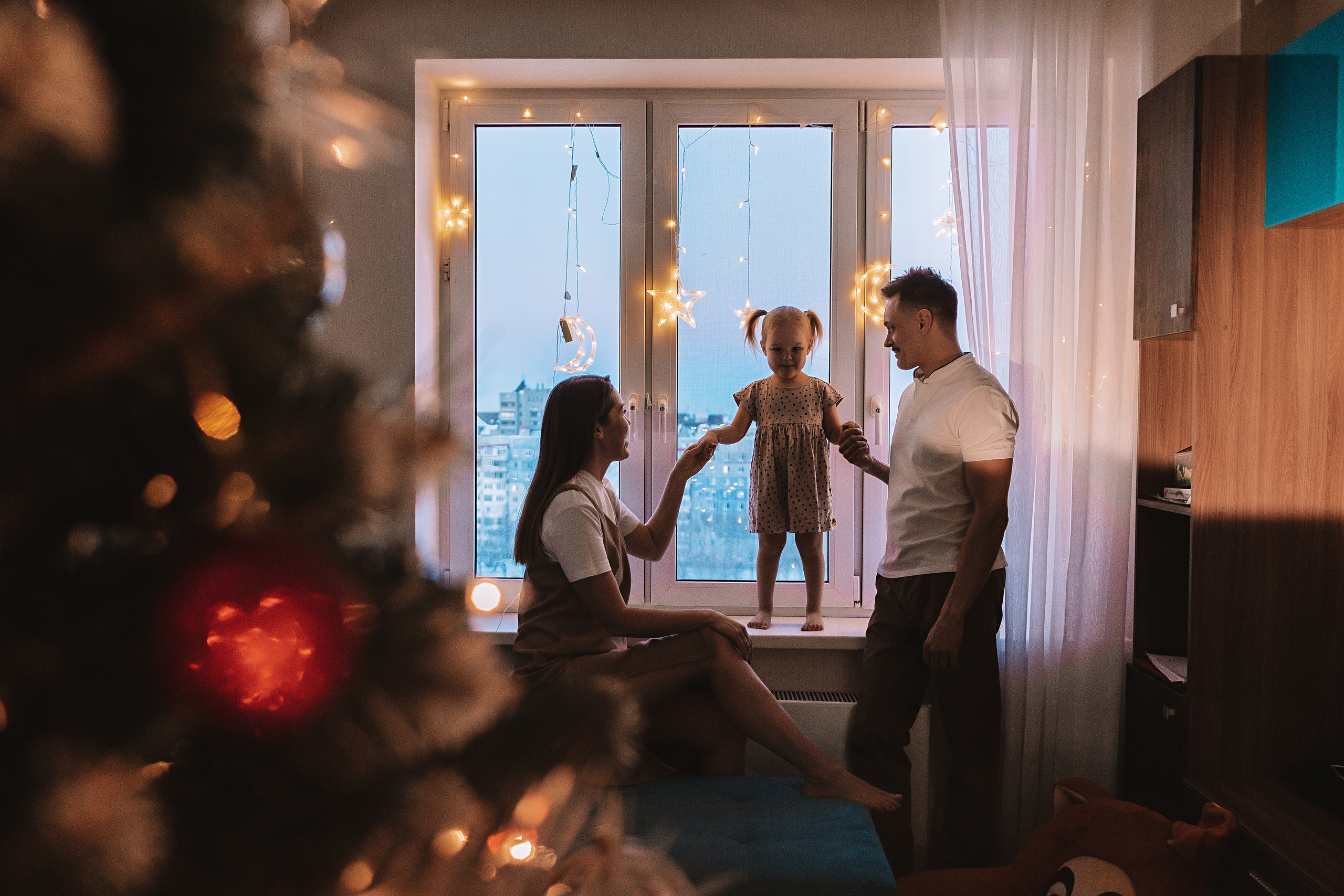 Новогодняя. Семейный фотограф Тюмень, фотограф на роды Салмина Мария