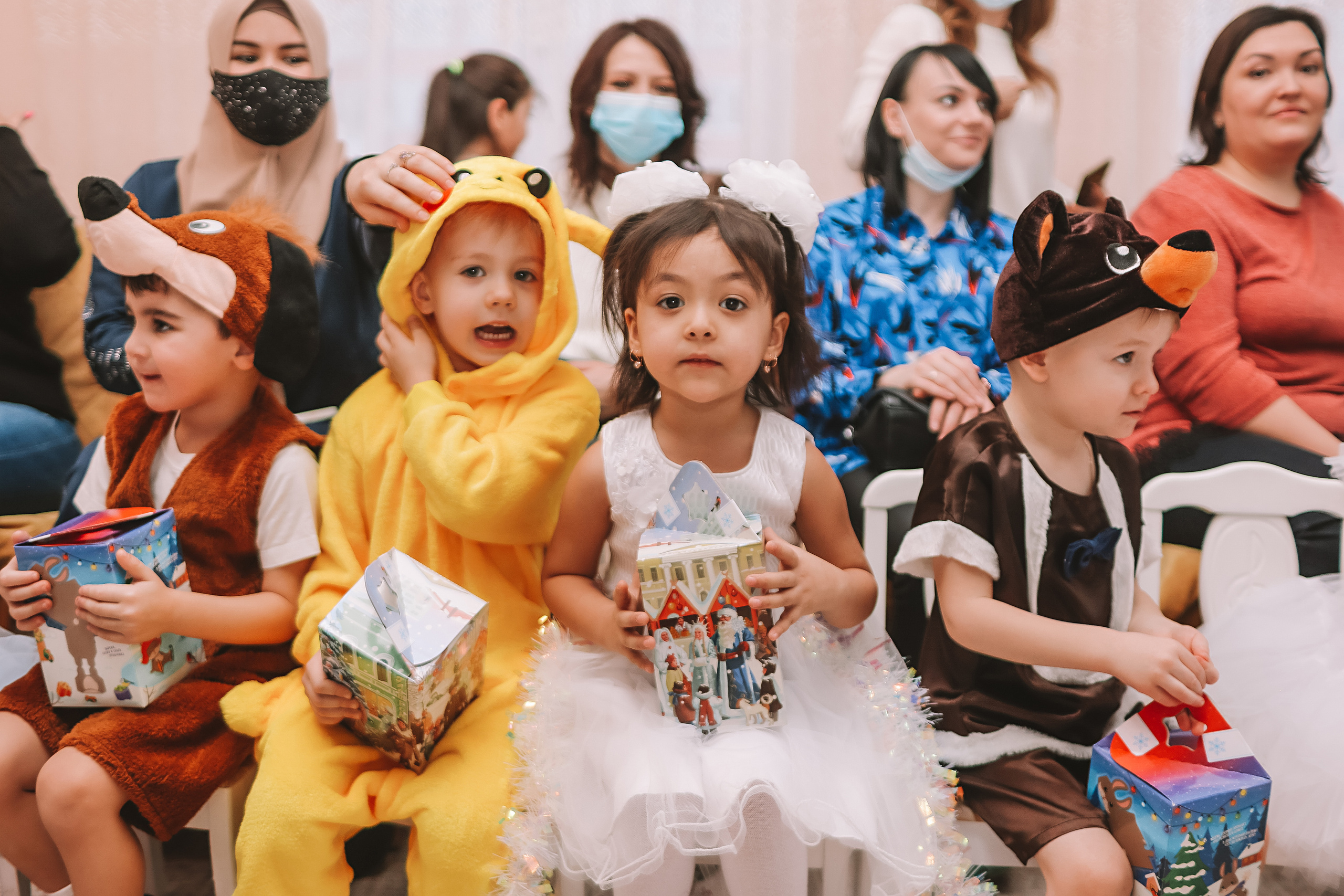 Репортаж новогоднего утренника. Семейный фотограф Тюмень, фотограф на роды Салмина Мария