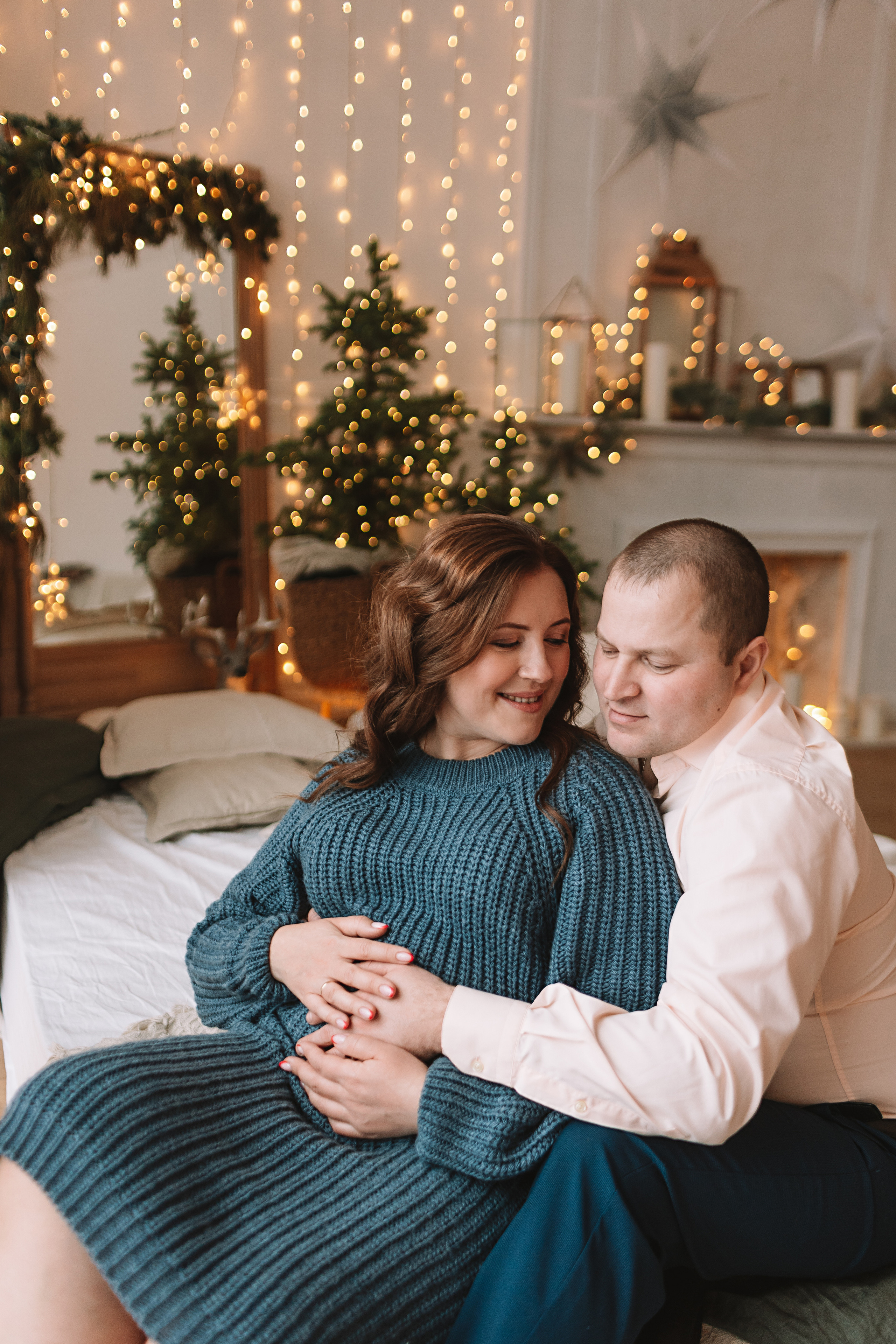 Студия Че (новогодняя). Семейный фотограф Тюмень, фотограф на роды Салмина Мария