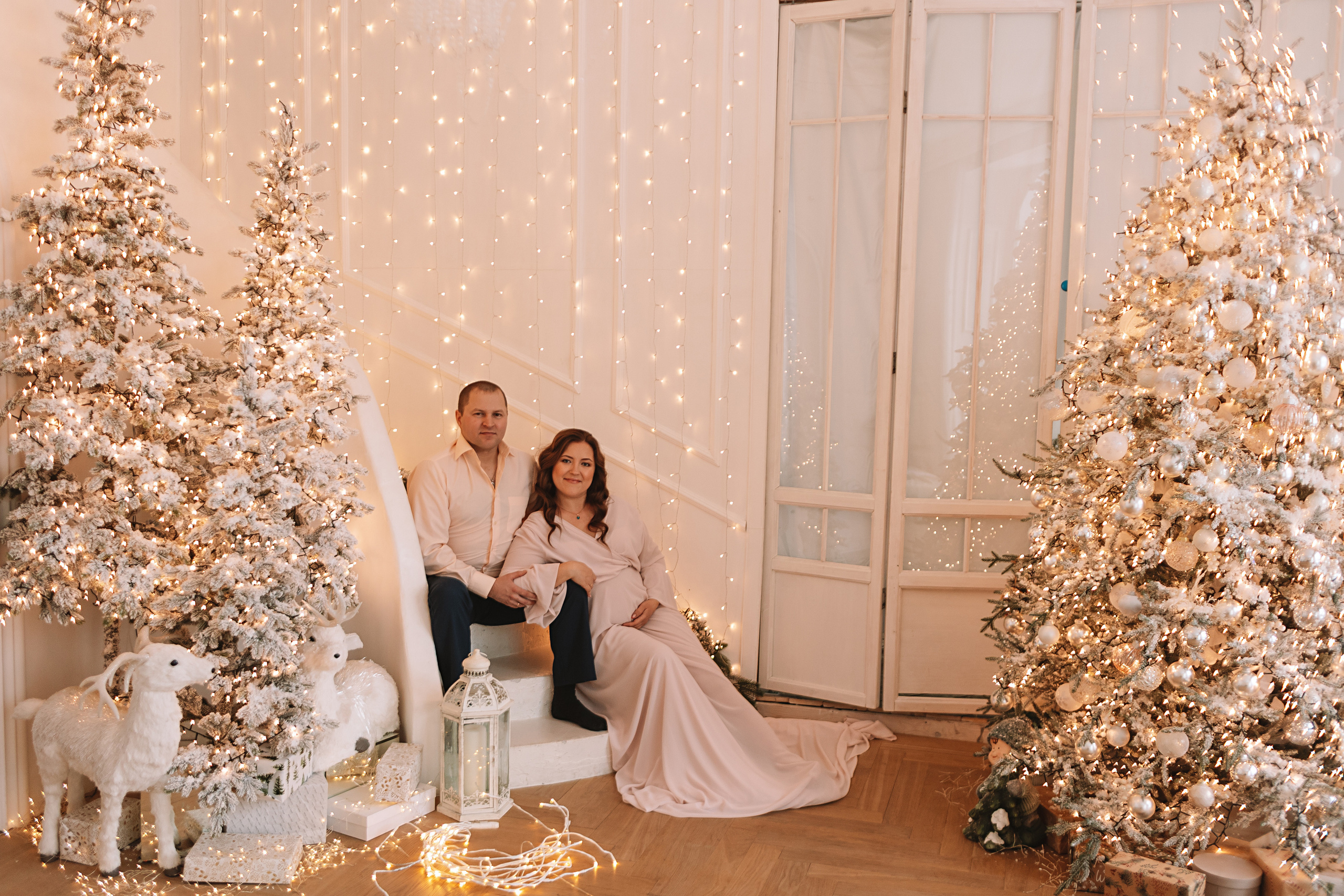 Студия Че (новогодняя). Семейный фотограф Тюмень, фотограф на роды Салмина Мария