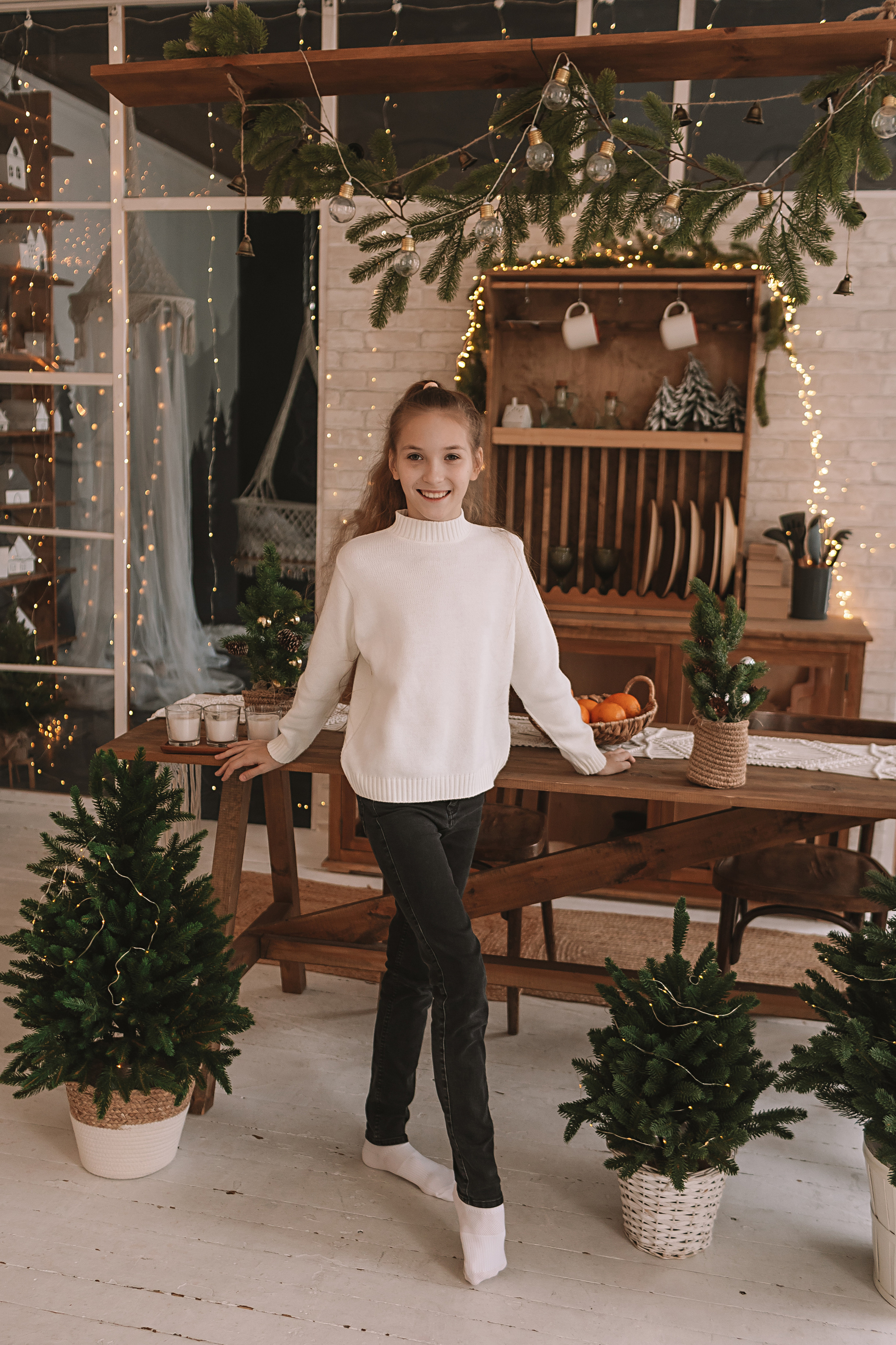 Новогодняя школьная в студии. Семейный фотограф Тюмень, фотограф на роды Салмина Мария